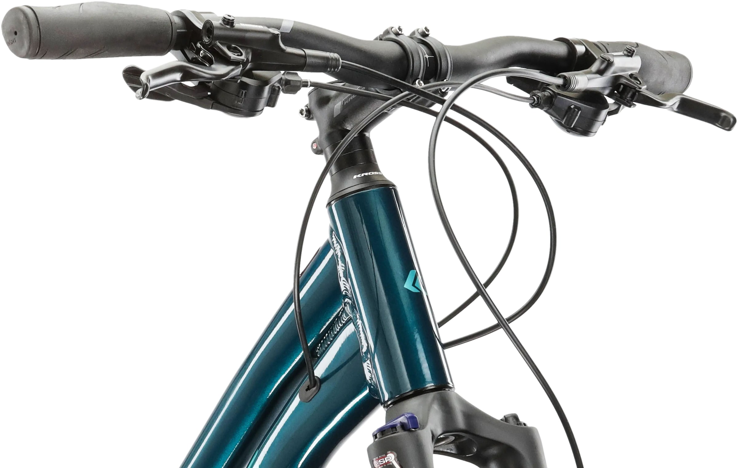 Kross Crossrad »KROSS Crossbike Evado 5.0 28" türkis 27 Gänge«, 27 Gang, Shimano, Acera Schaltwerk, Kettenschaltung