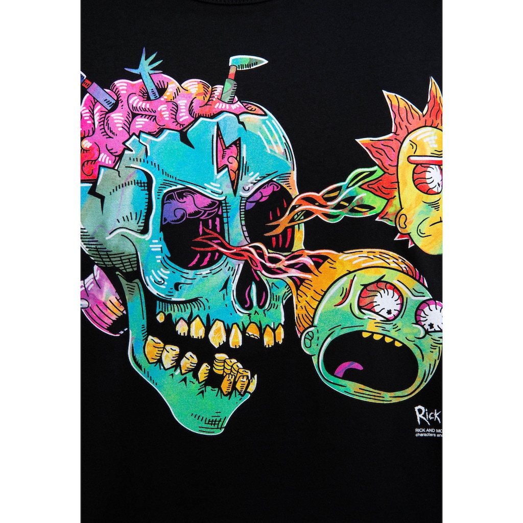 LOGOSHIRT T-Shirt »Rick & Morty - Eyeball Skull«