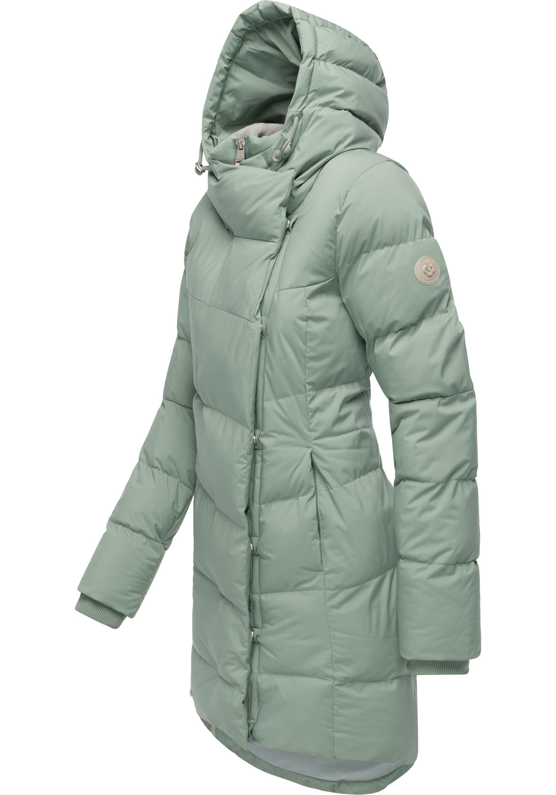 Ragwear Wintermantel »Pavla Soft YOUMODO«, Wasserdichter Steppmantel mit Fleecekragen
