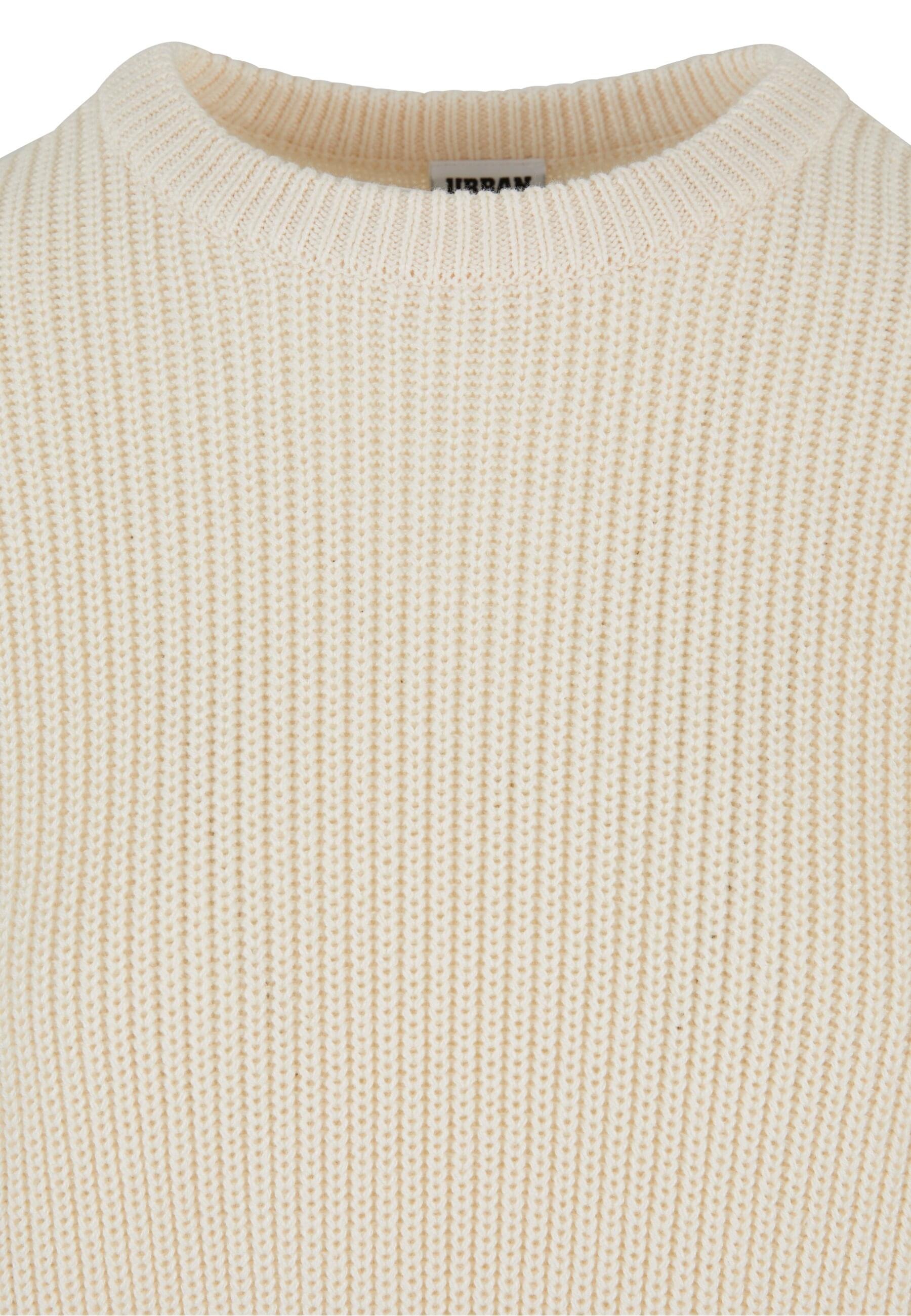 URBAN CLASSICS Rundhalspullover »Urban Classics Damen Ladies Rib Knit Sweater«, (1 tlg.)