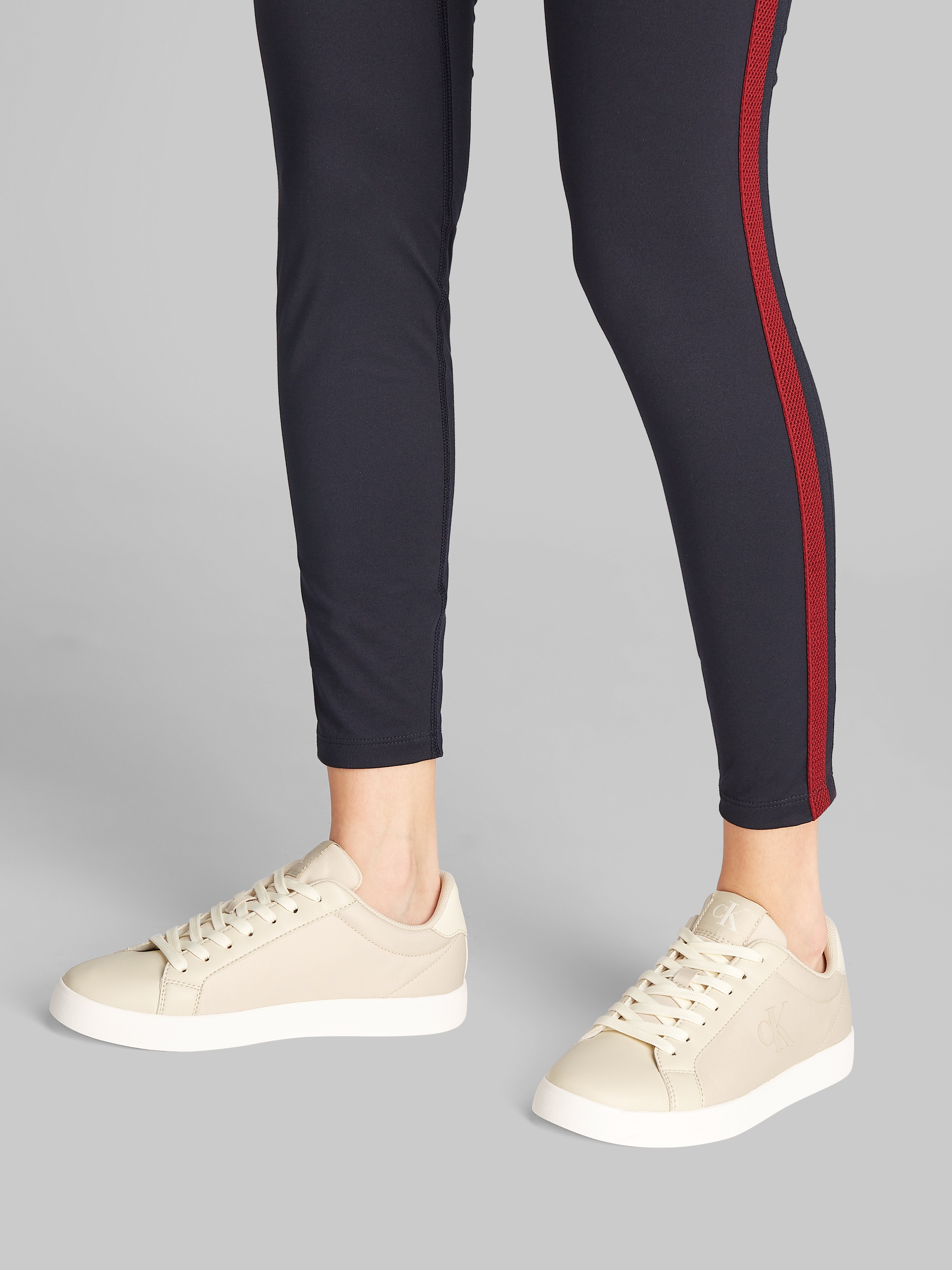 Calvin Klein Jeans Sneaker »3 CUPSOLE NY WN«, Schnürschuh, Freizeitsneaker, Halbschuh mit gepolstertem Schaftrand