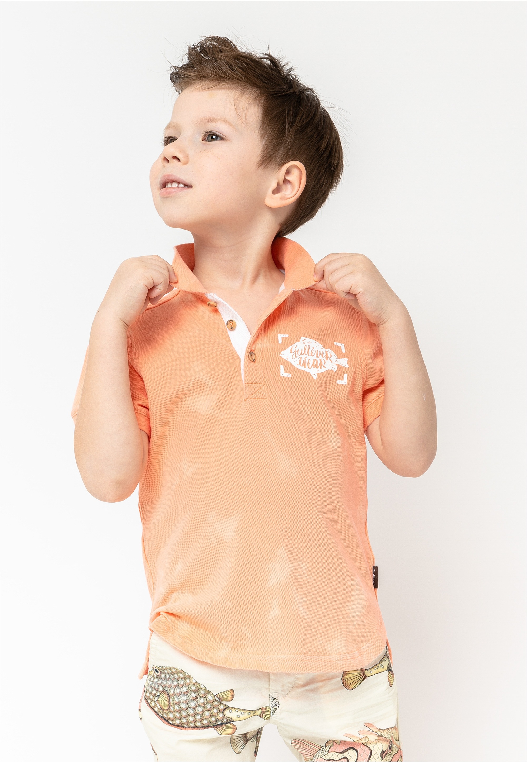 Gulliver Poloshirt, mit coolem Markenprint