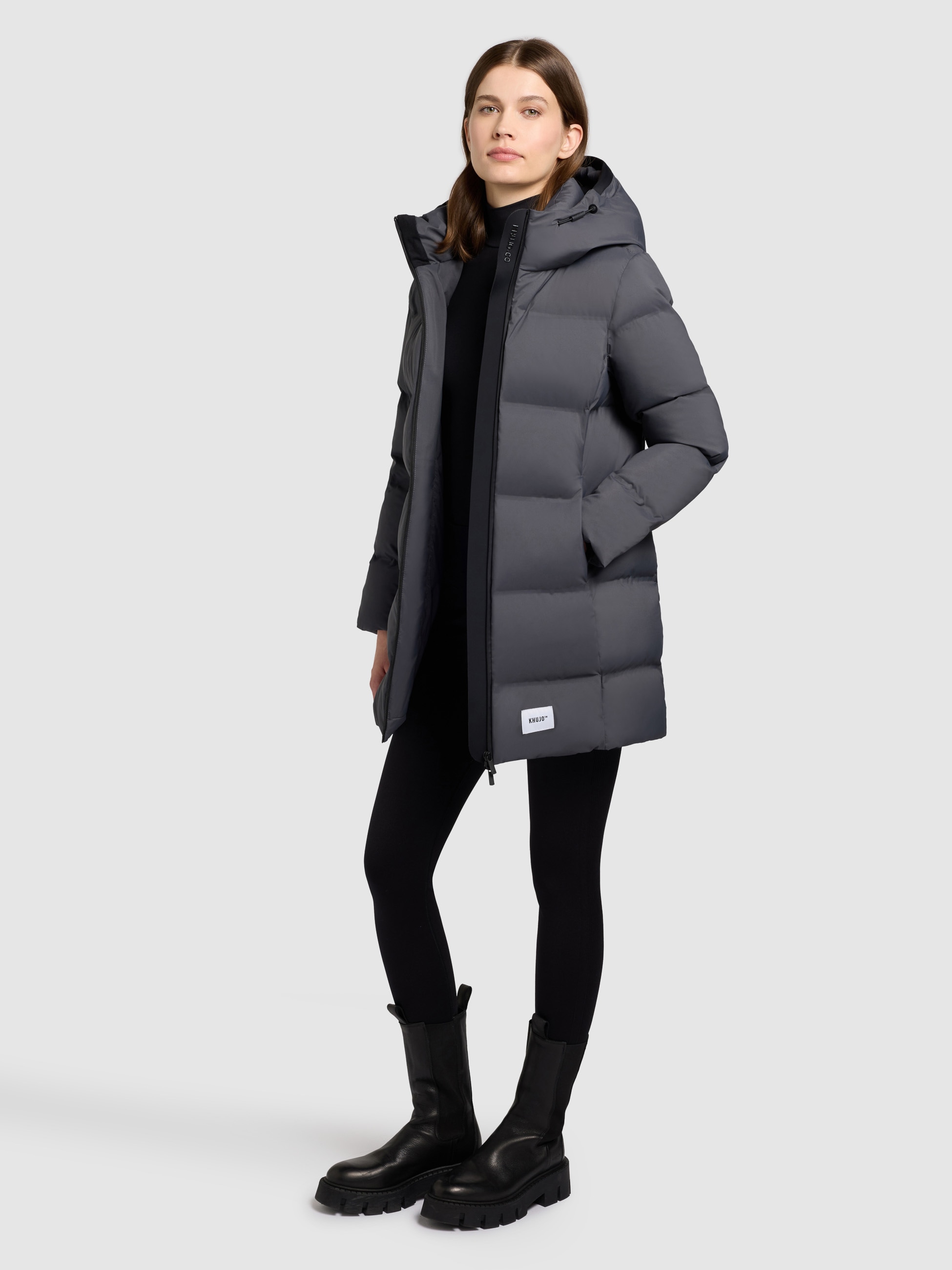 khujo Steppjacke »TANARE3«, mit Kapuze