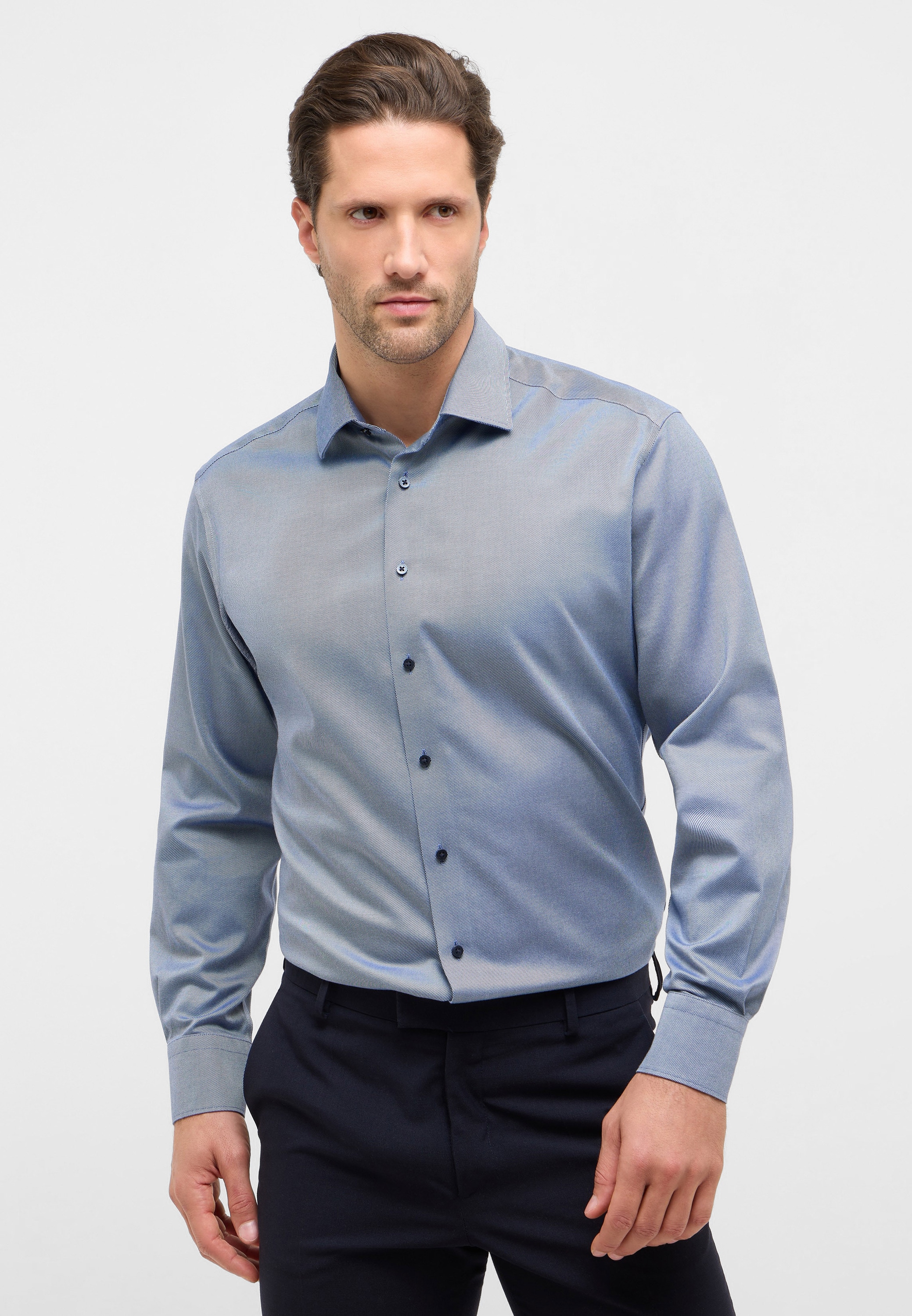 Eterna Langarmhemd "MODERN FIT" NEVER IRON (bügelfrei) günstig online kaufen