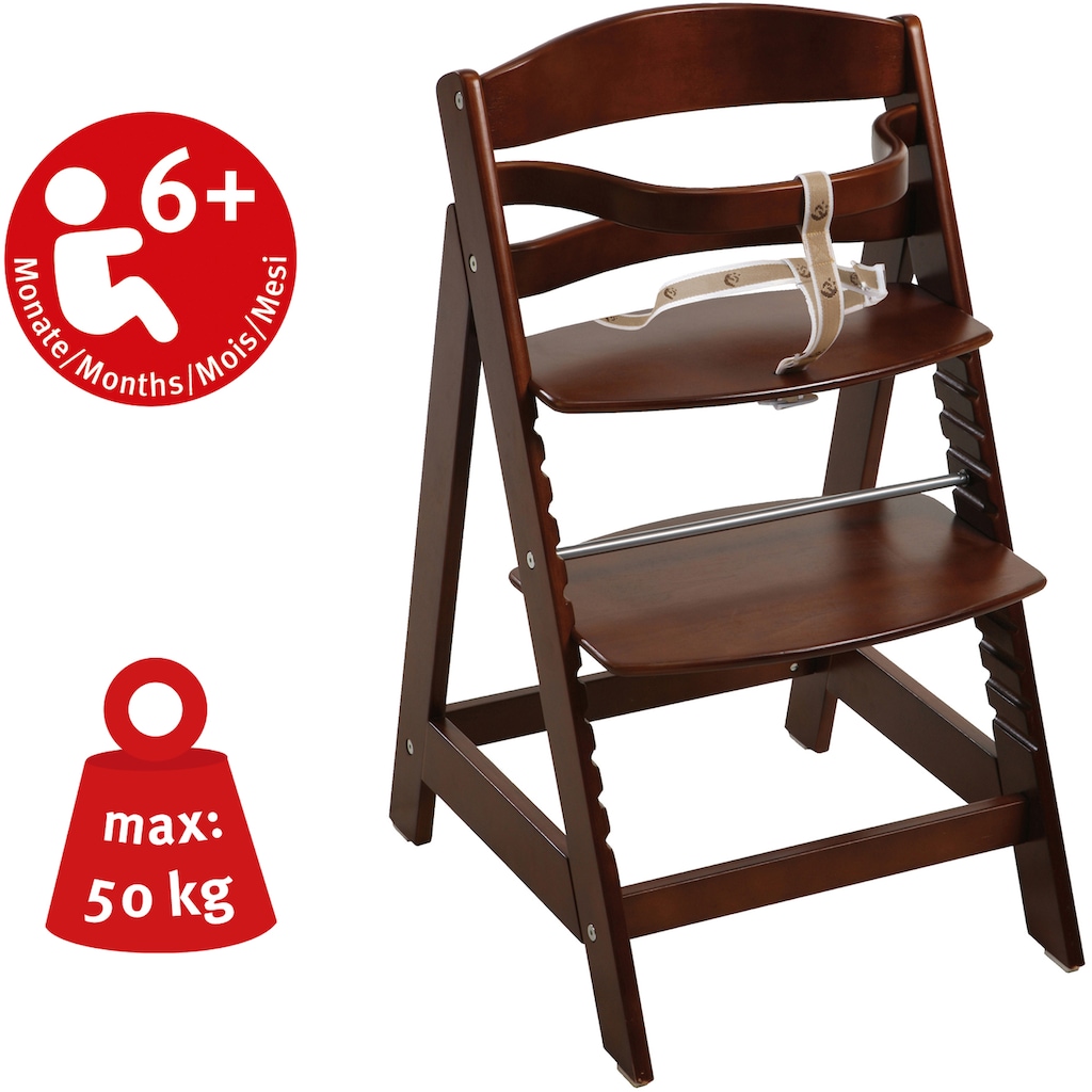 roba® Hochstuhl »Treppenhochstuhl Sit up III, braun«