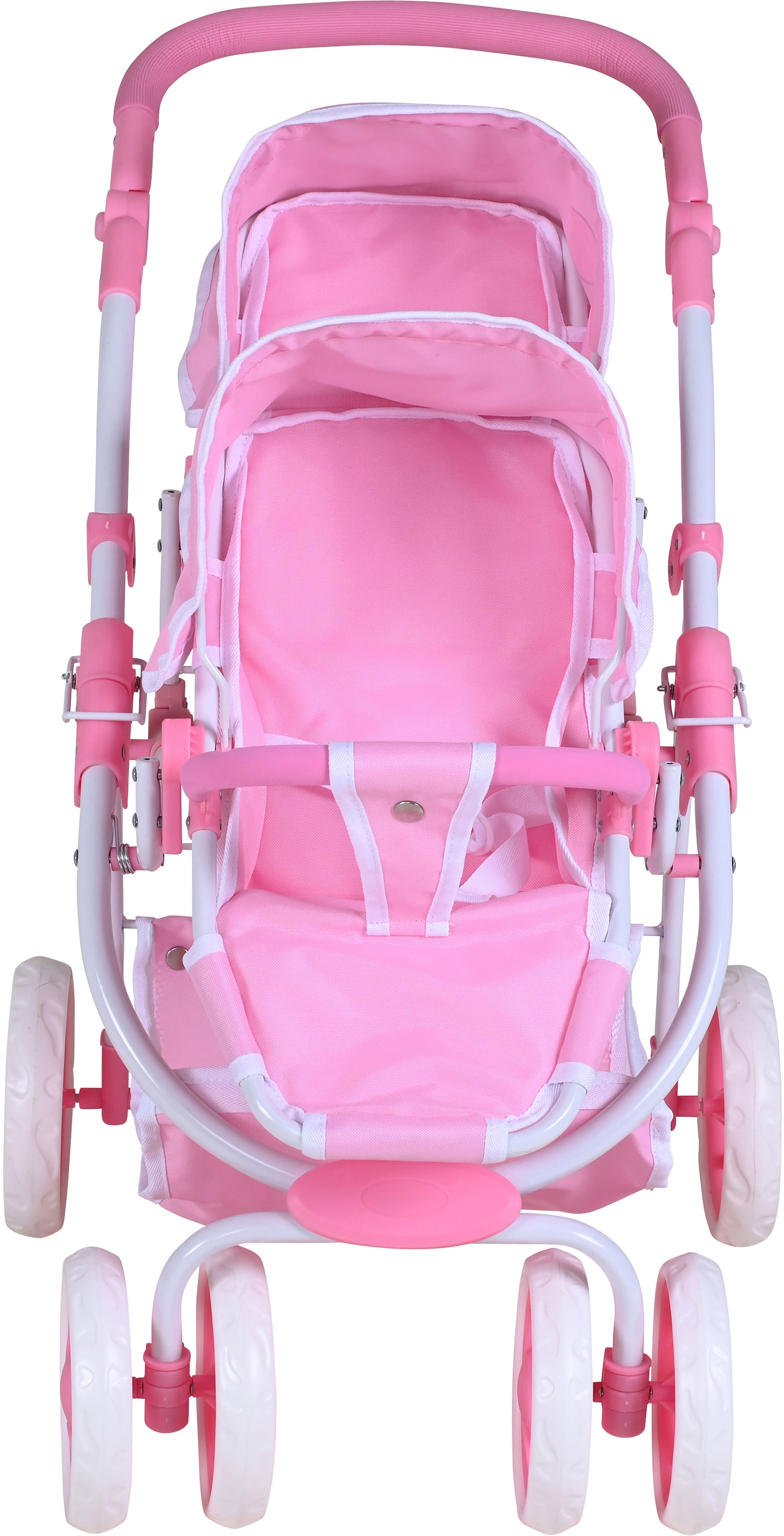 Knorrtoys® Puppen-Zwillingsbuggy »Milo - Princess White Rose«