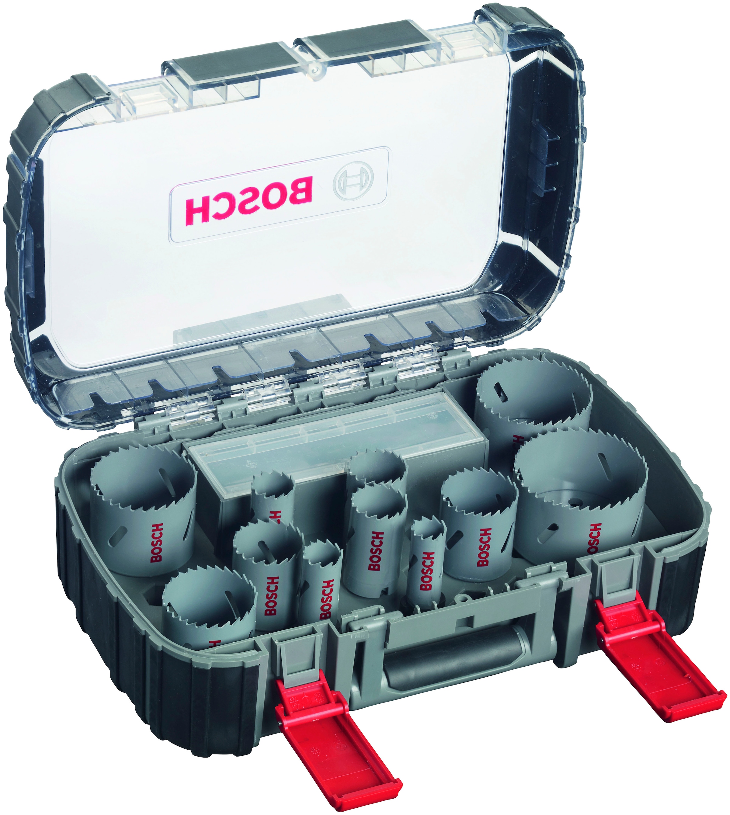 Bosch Professional Werkzeugset »17-teiliges Lochsägen-Set, HSS Bi-Metall, Universal, 20–68/74 mm«