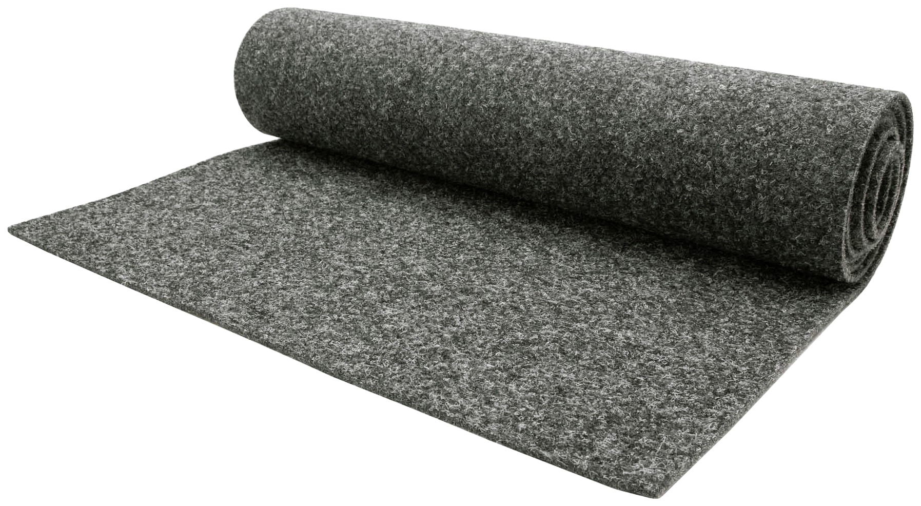 Nadelvliesteppich "MERLIN, Made in Netherlands", grau, B:200cm H:5,2mm L:1.800cm, Nadelfilz, PRIMAFLOR-IDEEN IN TEXTIL, Teppiche, Flachgewebe, Nadelvlies, meliert, besonders robust & strapazierfähig