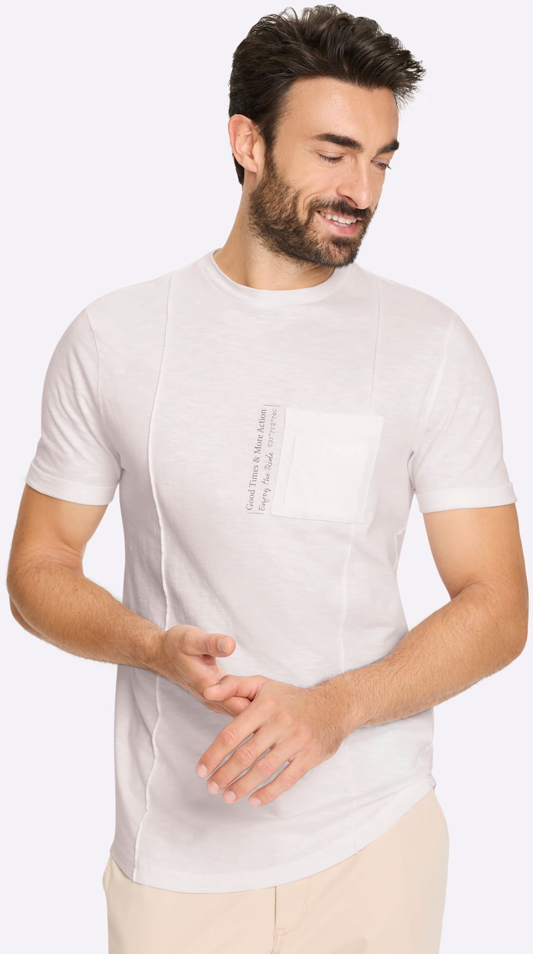 Marco Donati Kurzarmshirt "Kurzarm-Shirt" 1 tlg.