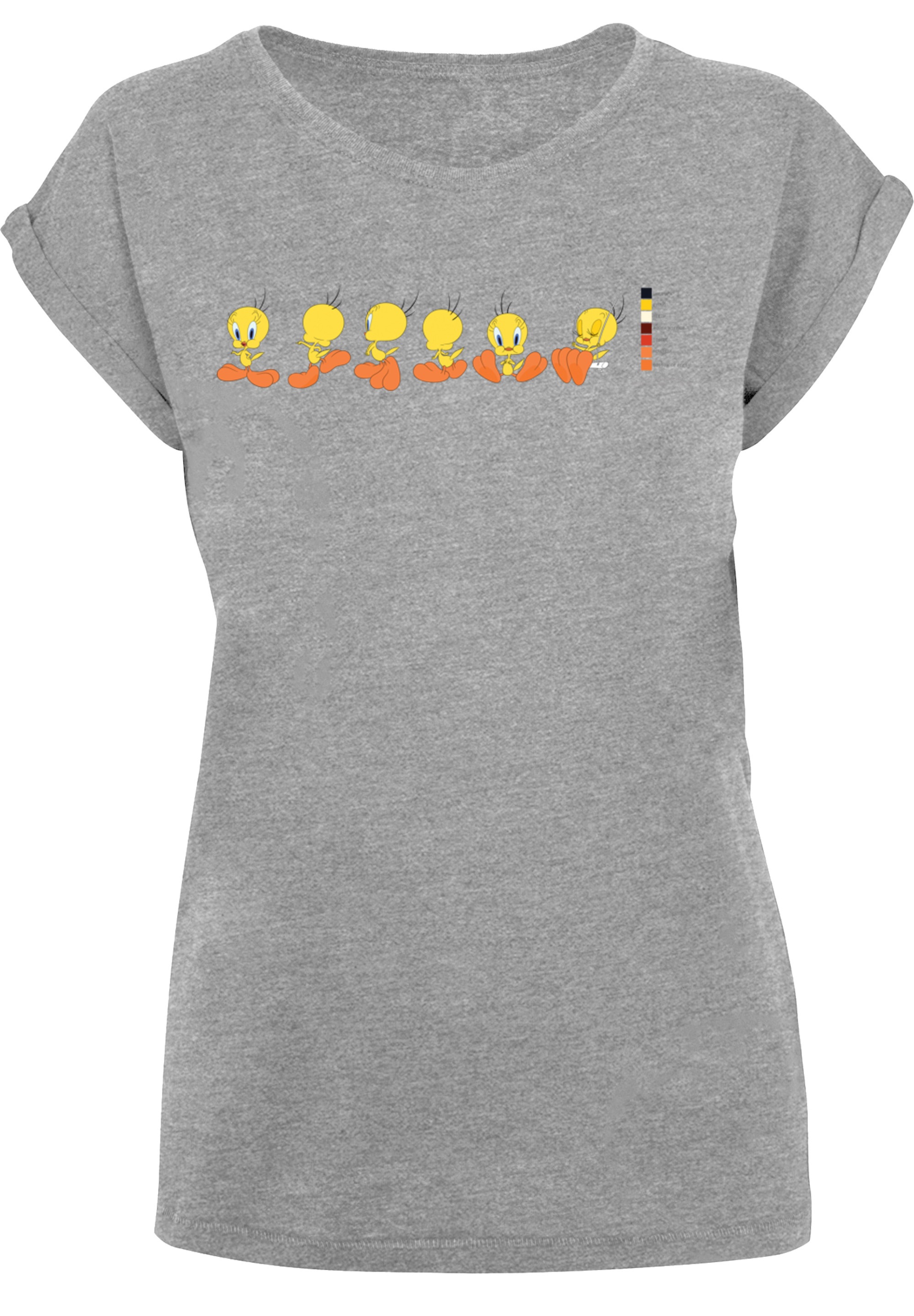 F4NT4STIC T-Shirt »Looney Tunes Tweety Pie Colour Code«, Print