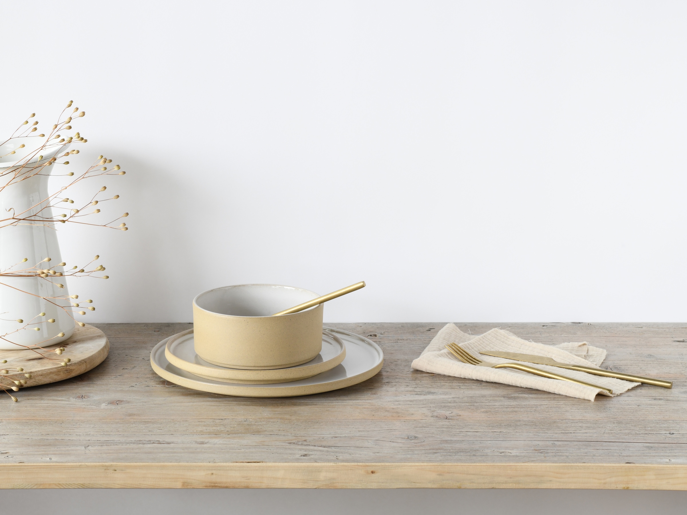 CreaTable Dessertteller »Futuro«, (Set, 4 St.), Teller Set für 4 Personen, Ø 20 cm, Steinzeug