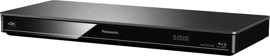 | Blu-ray-Player ( Panasonic »DMP-BDT384/385«, FULL BAUR HD 4K / Upscaling LAN Ethernet)-WLAN, BD-Video, (3D)