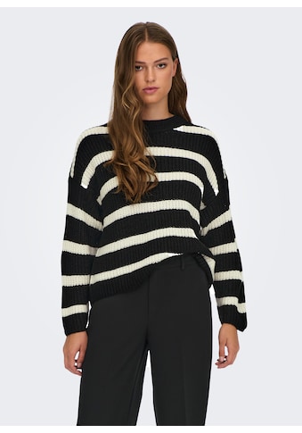 Strickpullover »JDYJUSTY L/S STRIPE PULLOVER KNT NOOS«