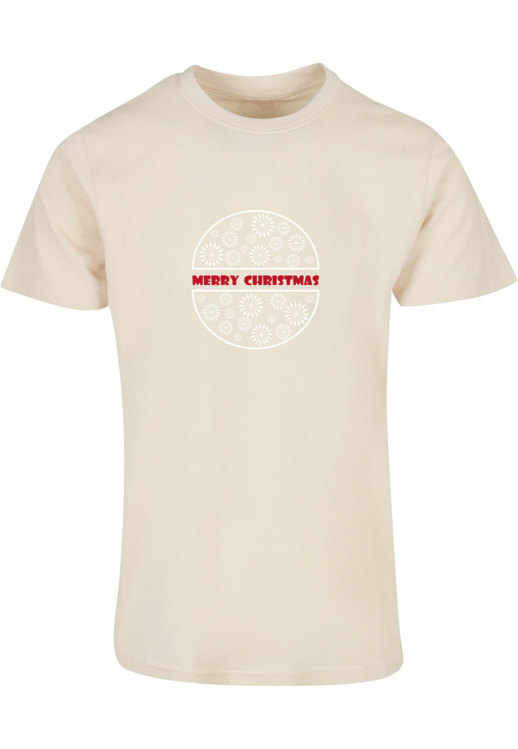 Merchcode T-Shirt "Merchcode Herren Merry Christmas Basic Round Neck T-Shir günstig online kaufen