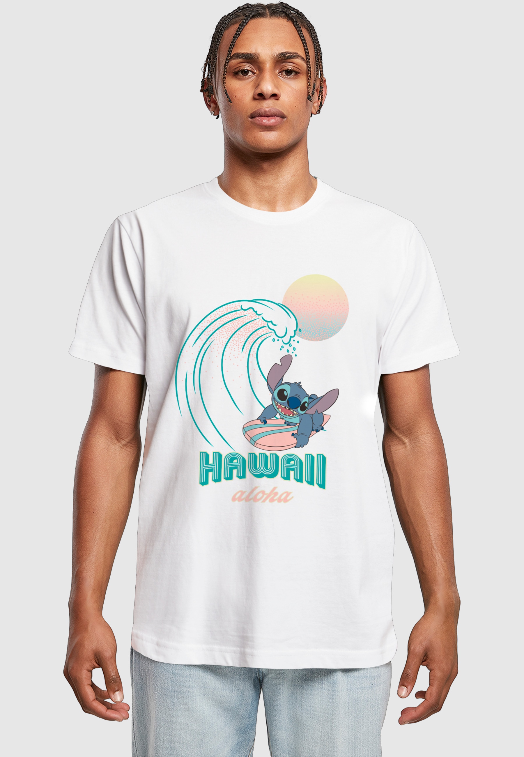 Merchcode T-Shirt »Merchcode Lilo & Stitch Aloha Hawai Tee« 1 Stk.
