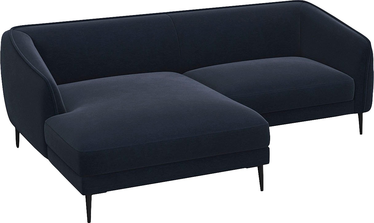 FLEXLUX Ecksofa "Belle Designsofa, bequem durch Kaltschaum im Sitz, OTTOs C günstig online kaufen
