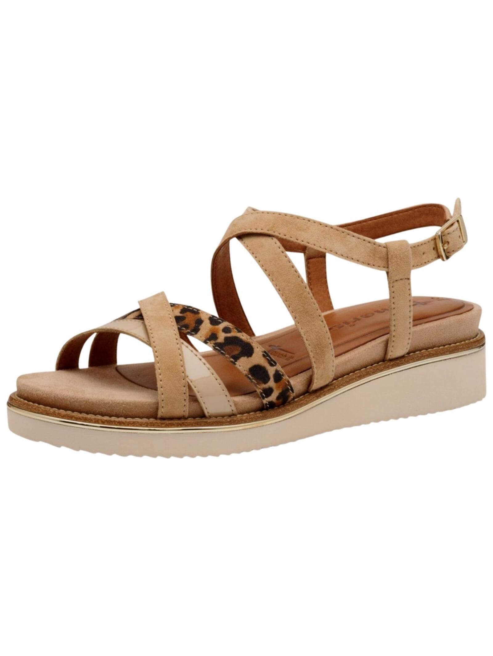 Tamaris Riemchensandale "Tamaris Sandalen Leder" günstig online kaufen