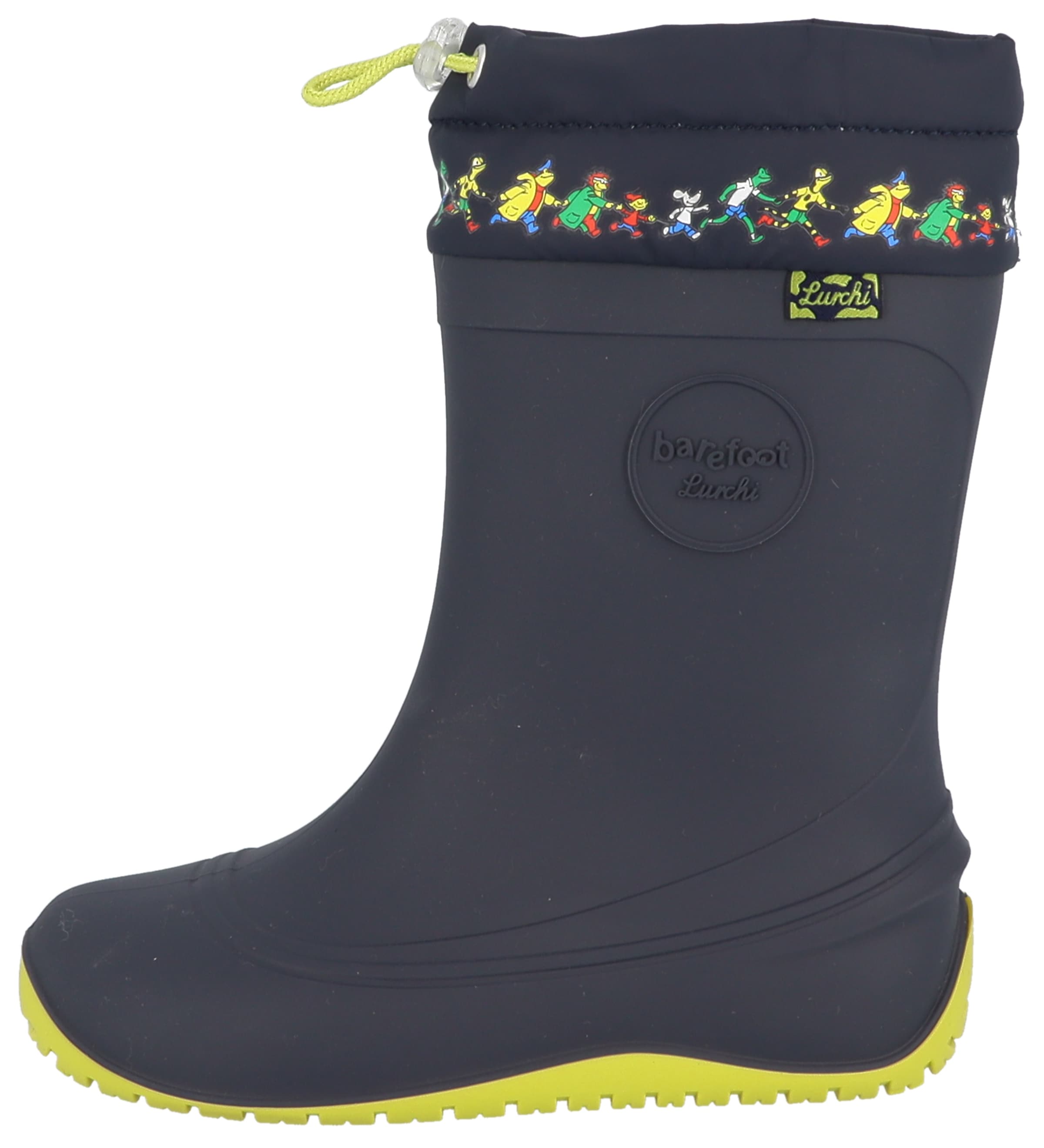 Lurchi Barfußschuh »Pax Barefoot«  Regenstiefel mit süßen Lurchi-Motiven, Größenschablone zum Download