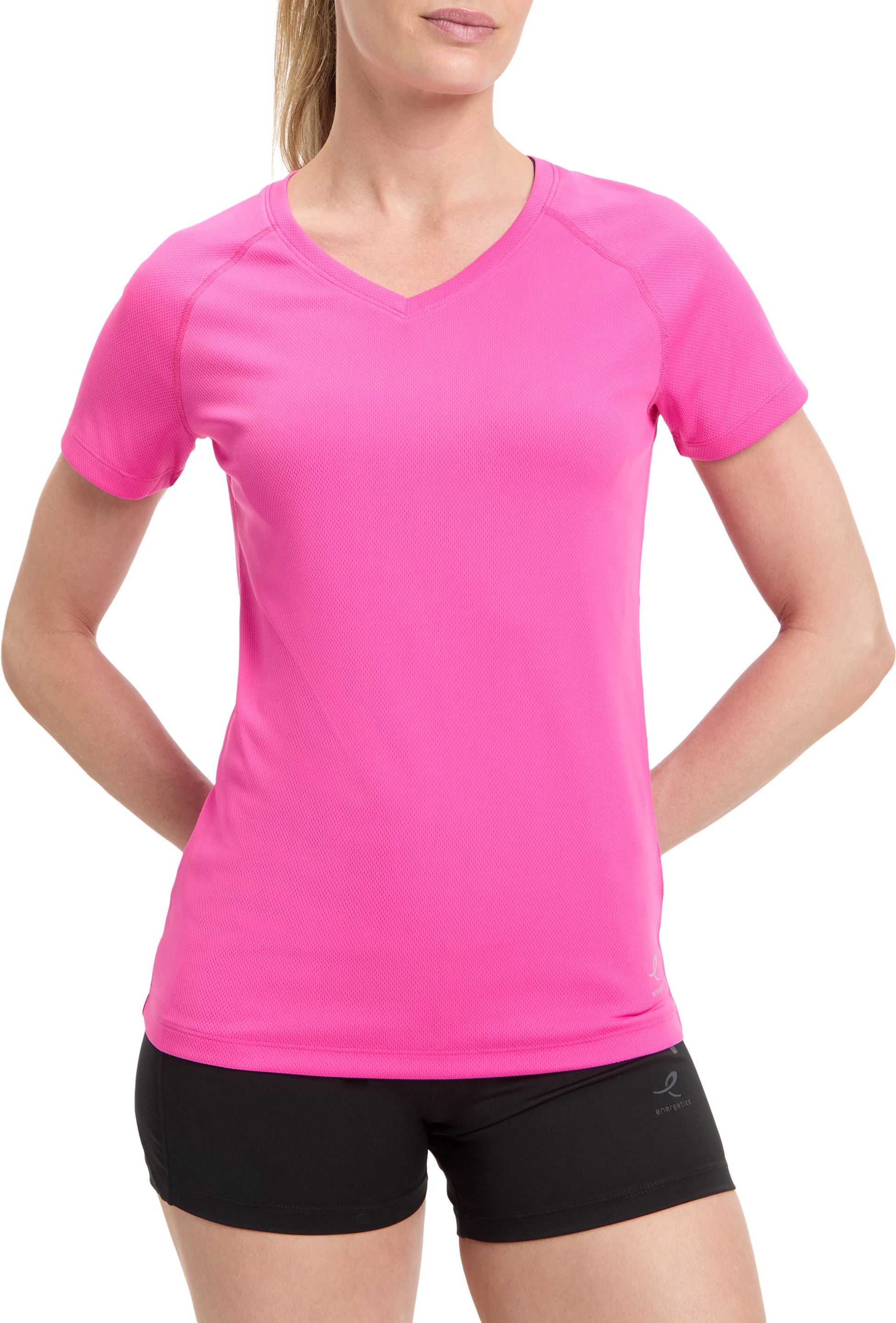 Energetics Laufshirt "DA.-T-SHIRT NATALJA SHORT SLEEVE W" Kurzarm, mit Rundhalsausschnitt, aus Polyester