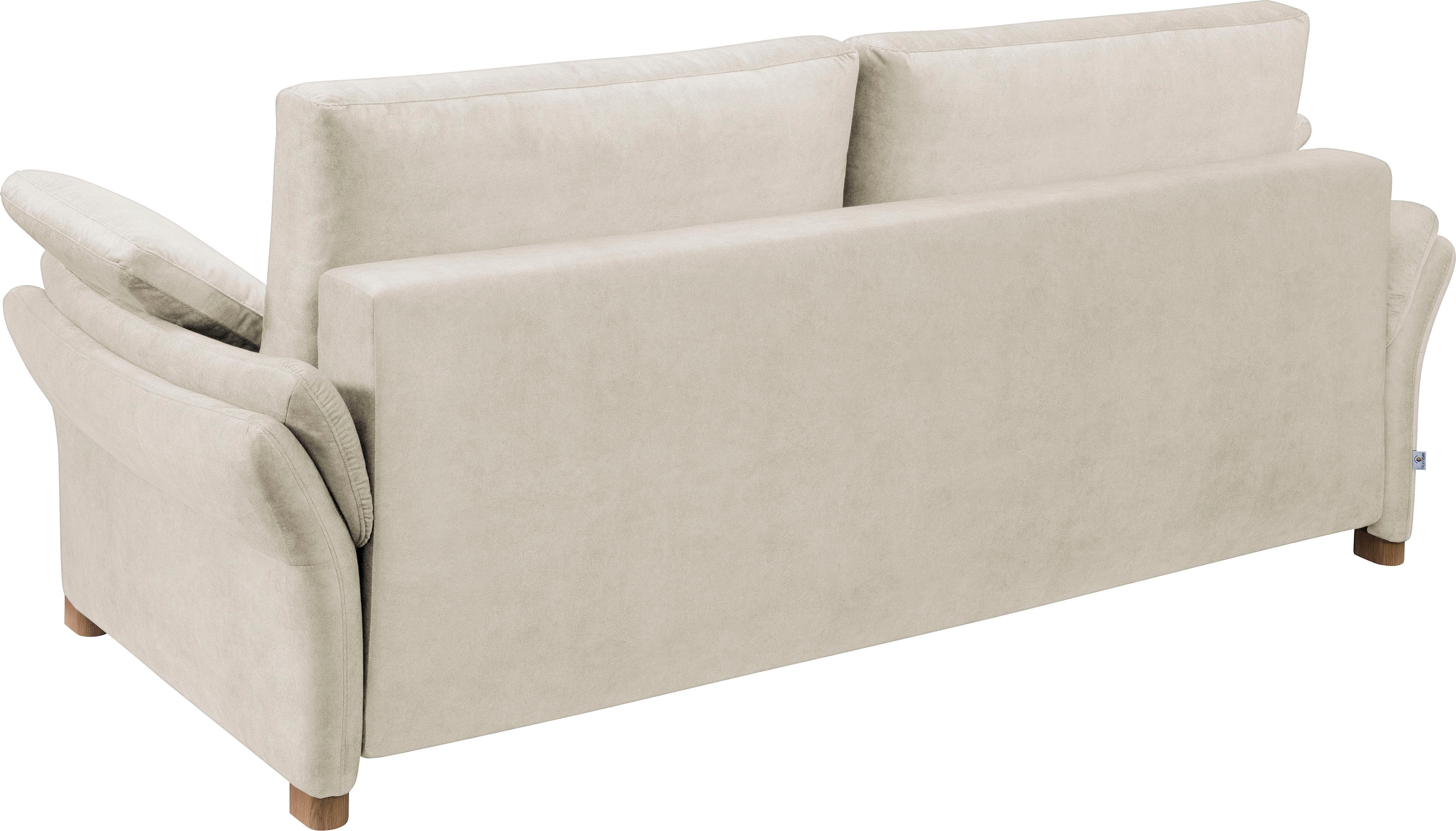 exxpo - sofa fashion 3-Sitzer »hochwertiger Sitzaufbau für hohen Sitzkomfort, bequeme Armlehnen«, inkl. Boxspring/Federkern-Polsterung, Bettfunktion und Bettkasten