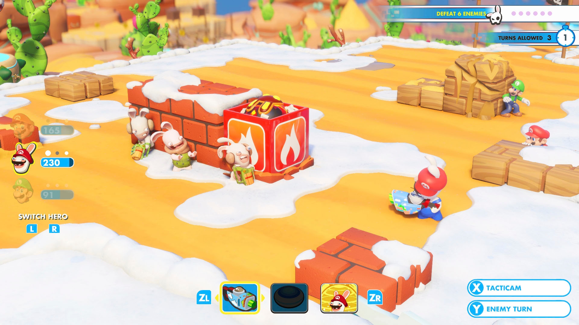 UBISOFT Spielesoftware »MARIO + RABBIDS KINGDOM BATTLE (CODE IN THE BOX)«, Nintendo Switch