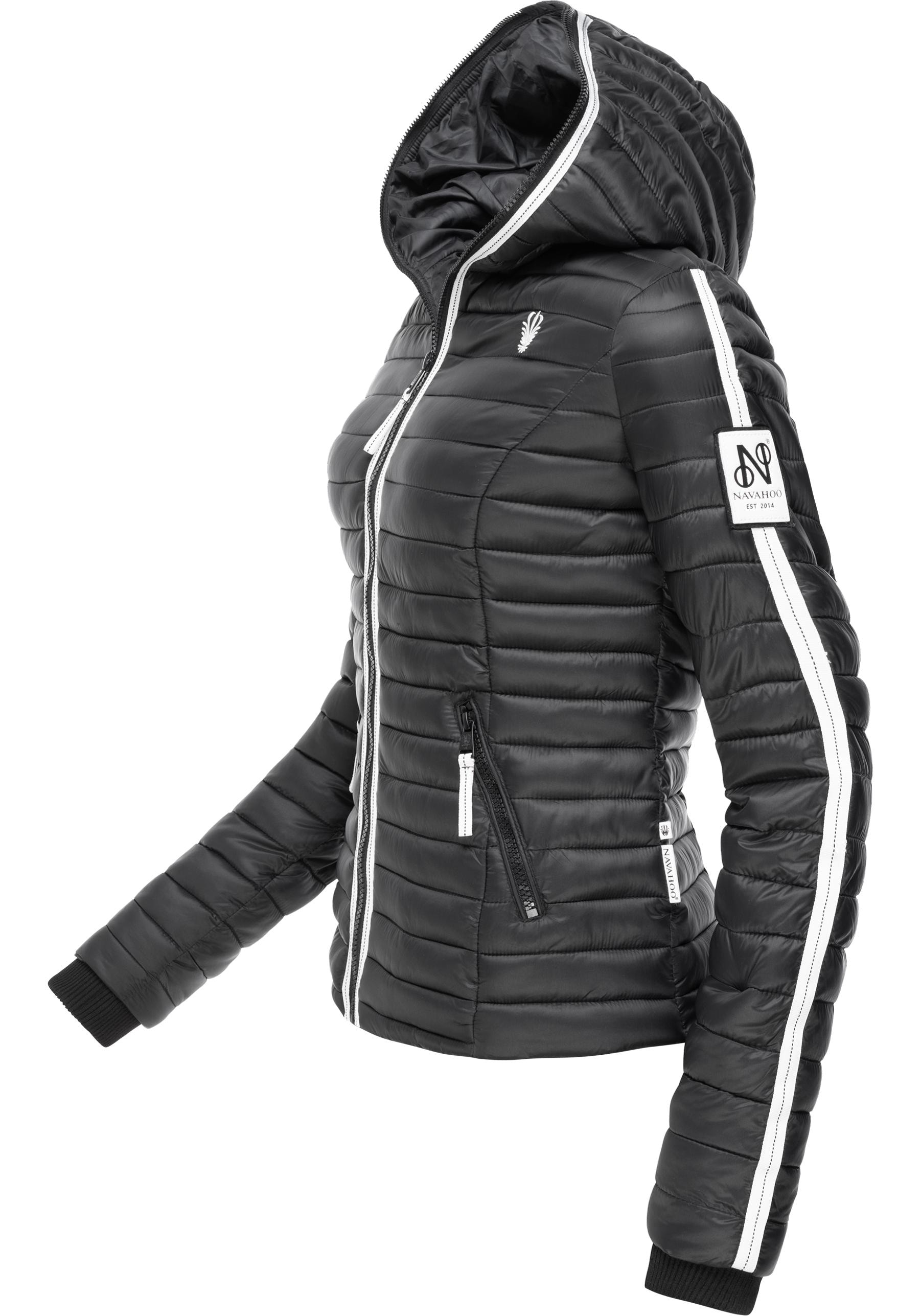 Navahoo Steppjacke »Kimuk Prc«, mit Kapuze, leichte Übergangsjacke mit Kapuze