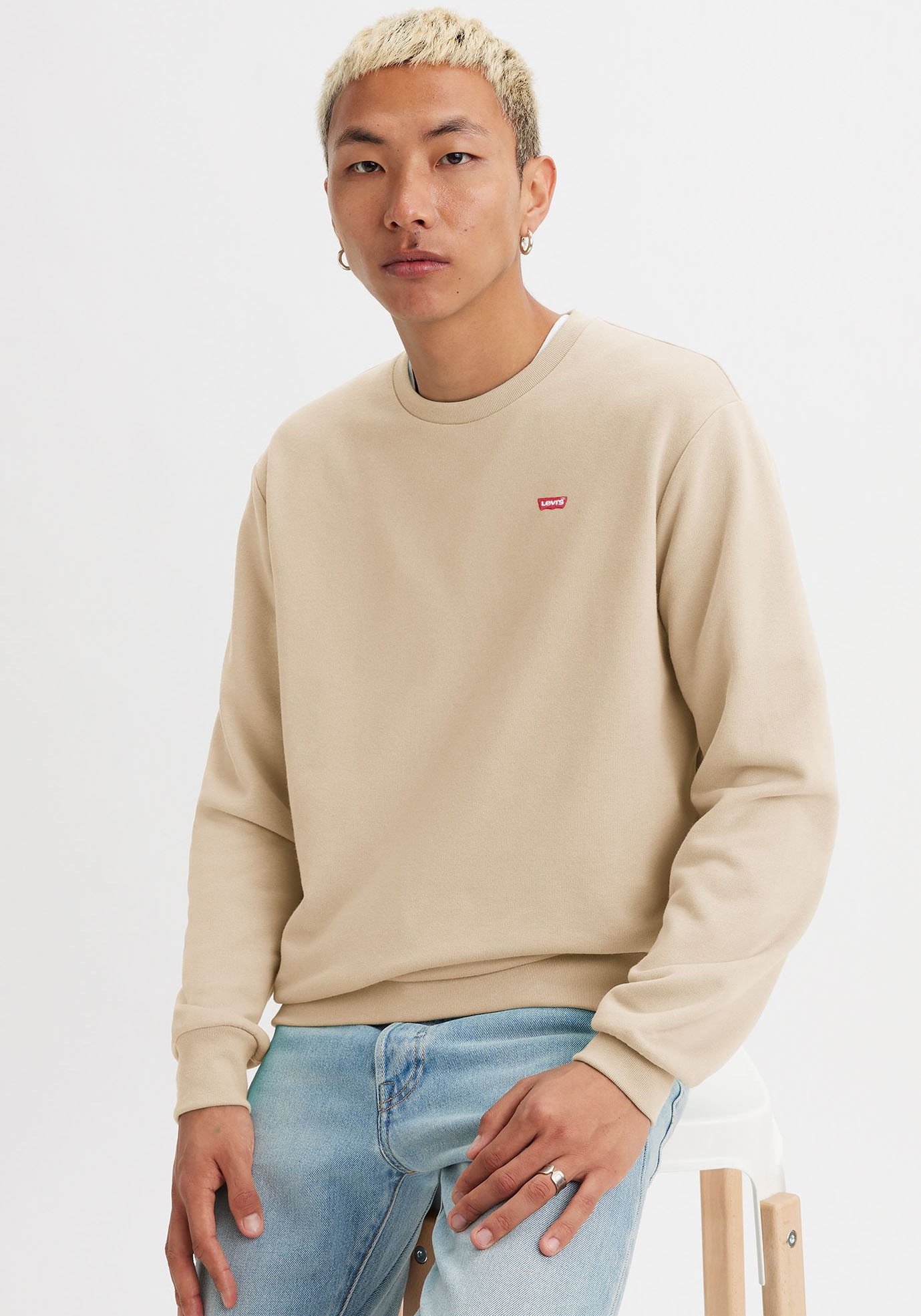 Levis "SWEATSHIRT NEW ORIGINAL CREW", Innen weich angeraut günstig online kaufen