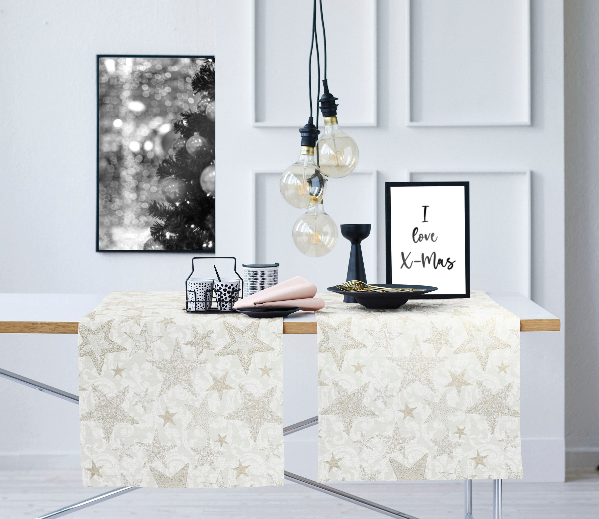 APELT Tischläufer "4711 CHRISTMAS GLAM, Weihnachtsdeko, Weihnachten" Lurex- günstig online kaufen