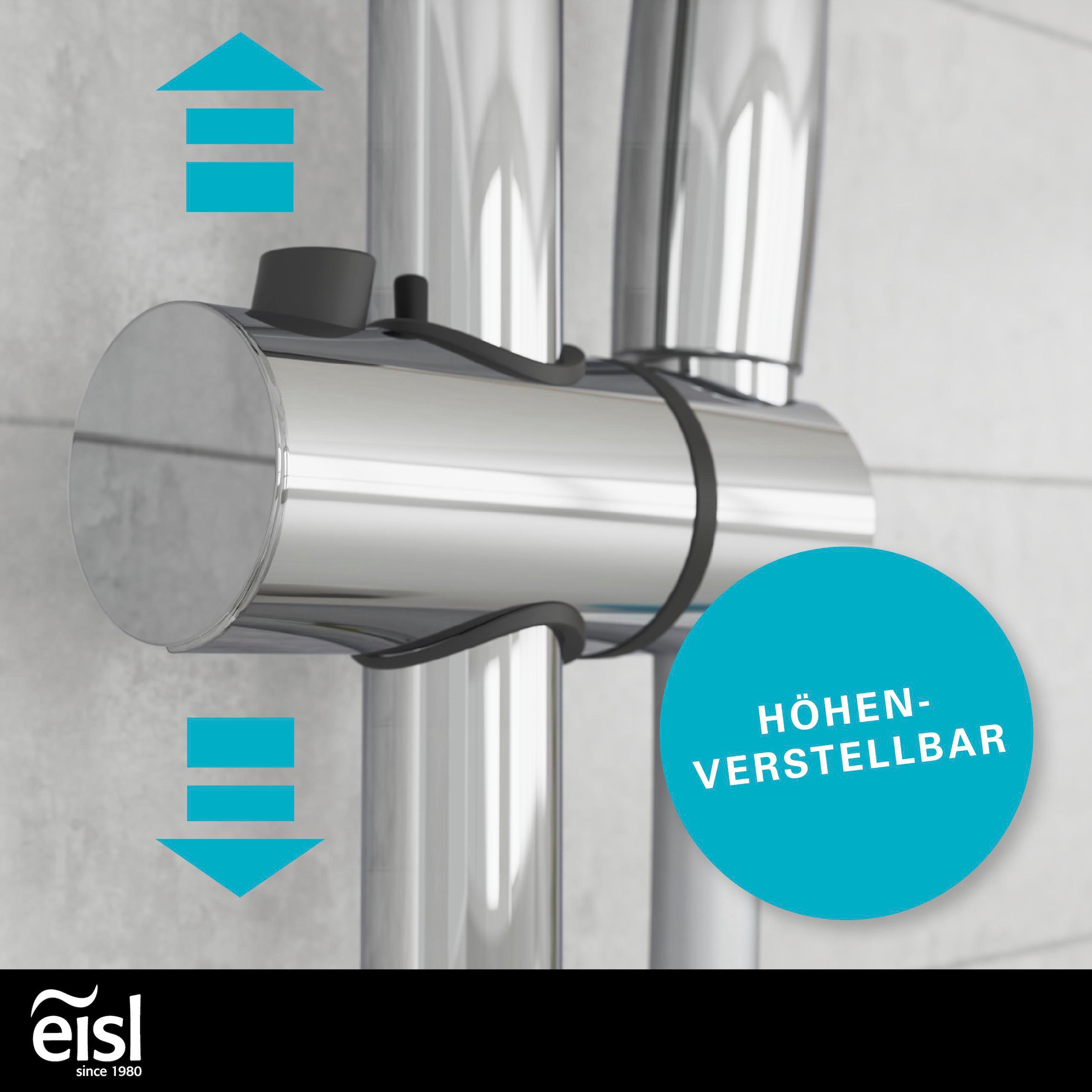 Eisl Stangenbrause-Set »GRANDE VITA«, (1 tlg.), Höhenverstellbar / 3-fach verstellbar / Antikalk / wassersparend