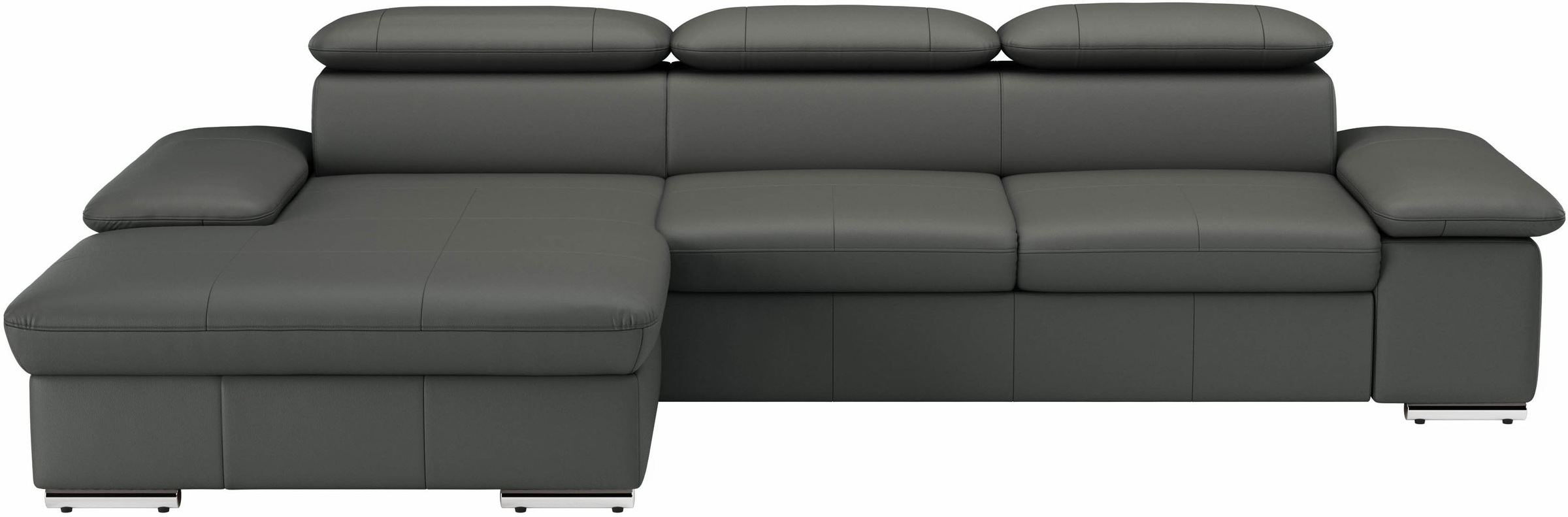 sit&more Ecksofa "Valantine L-Form, B: 286 cm" mit Arm- & Kopfteilverstellung, optional mit Schlaffunktion