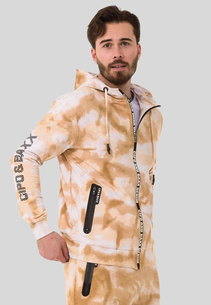 Cipo & Baxx Trainingsanzug »HOMEWEAR«, mit Allover-Musterung