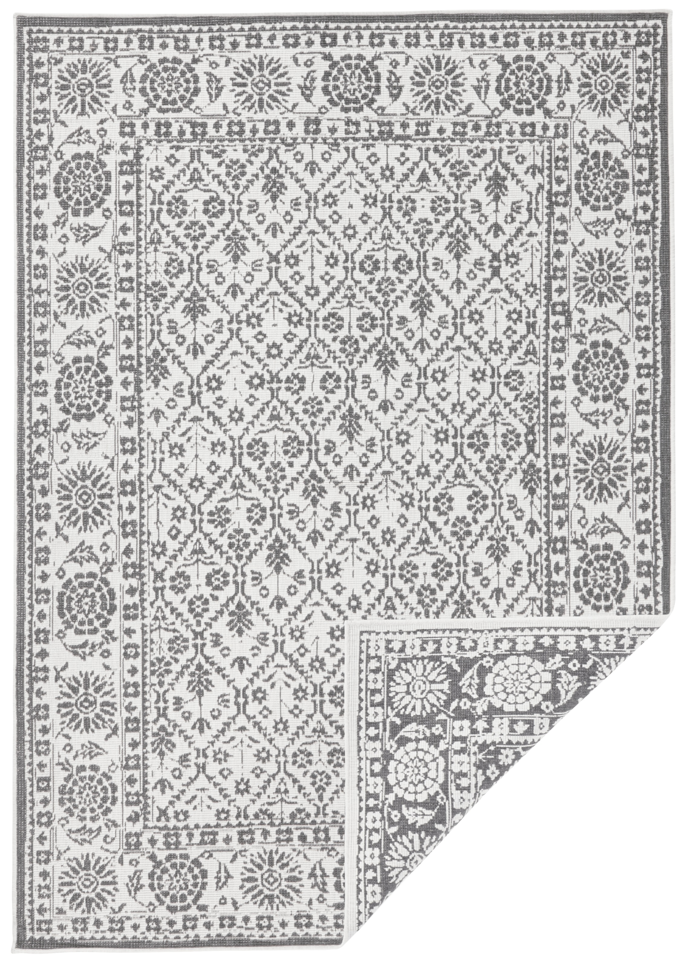 NORTHRUGS Teppich »Curacao«, rechteckig, 5 mm Höhe, In-& Outdoor, Läufer, Wetterfest, Balkon, Wohnzimmer, Wasserfest