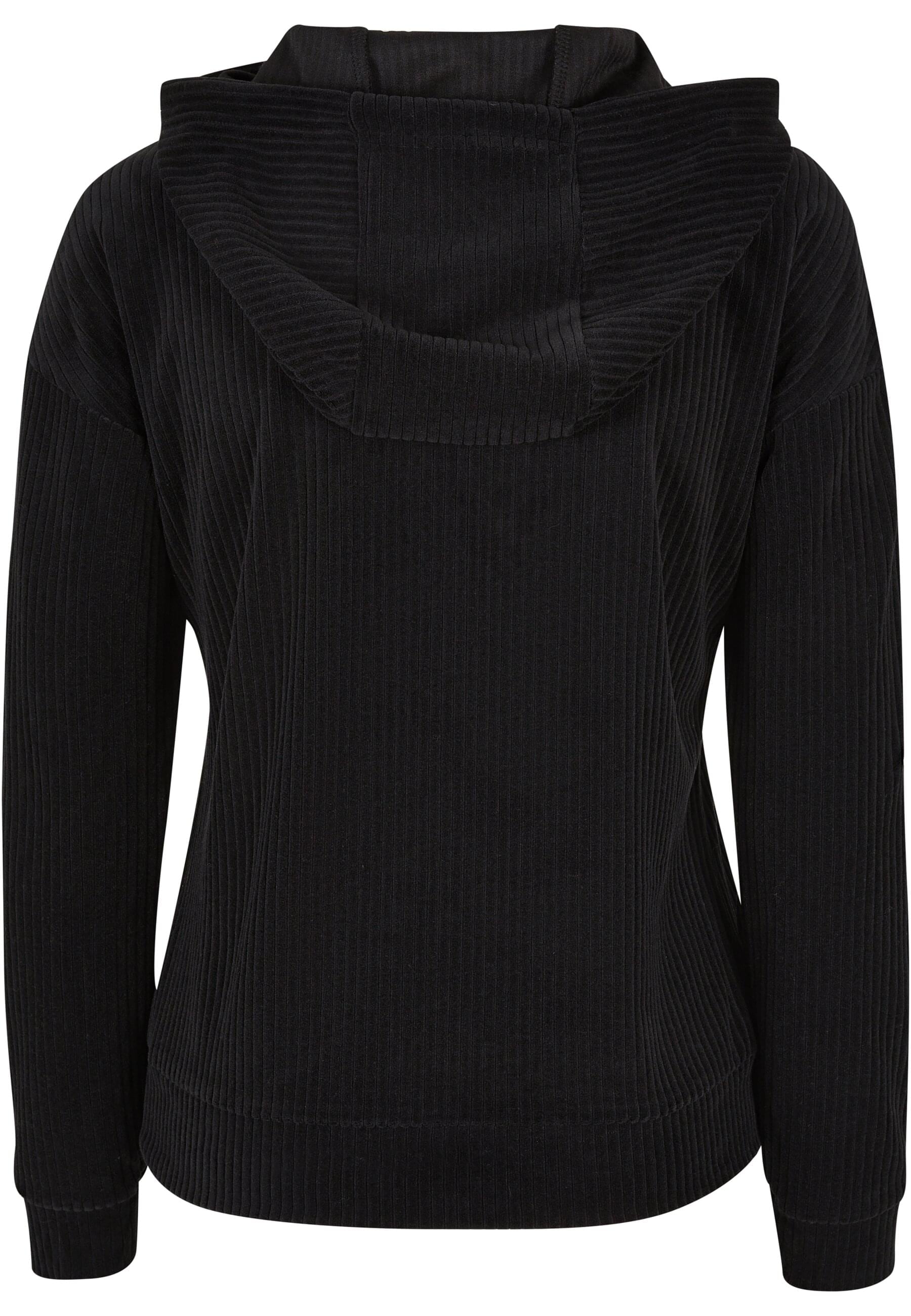 URBAN CLASSICS Kapuzenpullover »Urban Classics Damen Ladies Velvet Rib Hoody«, (1 tlg.)