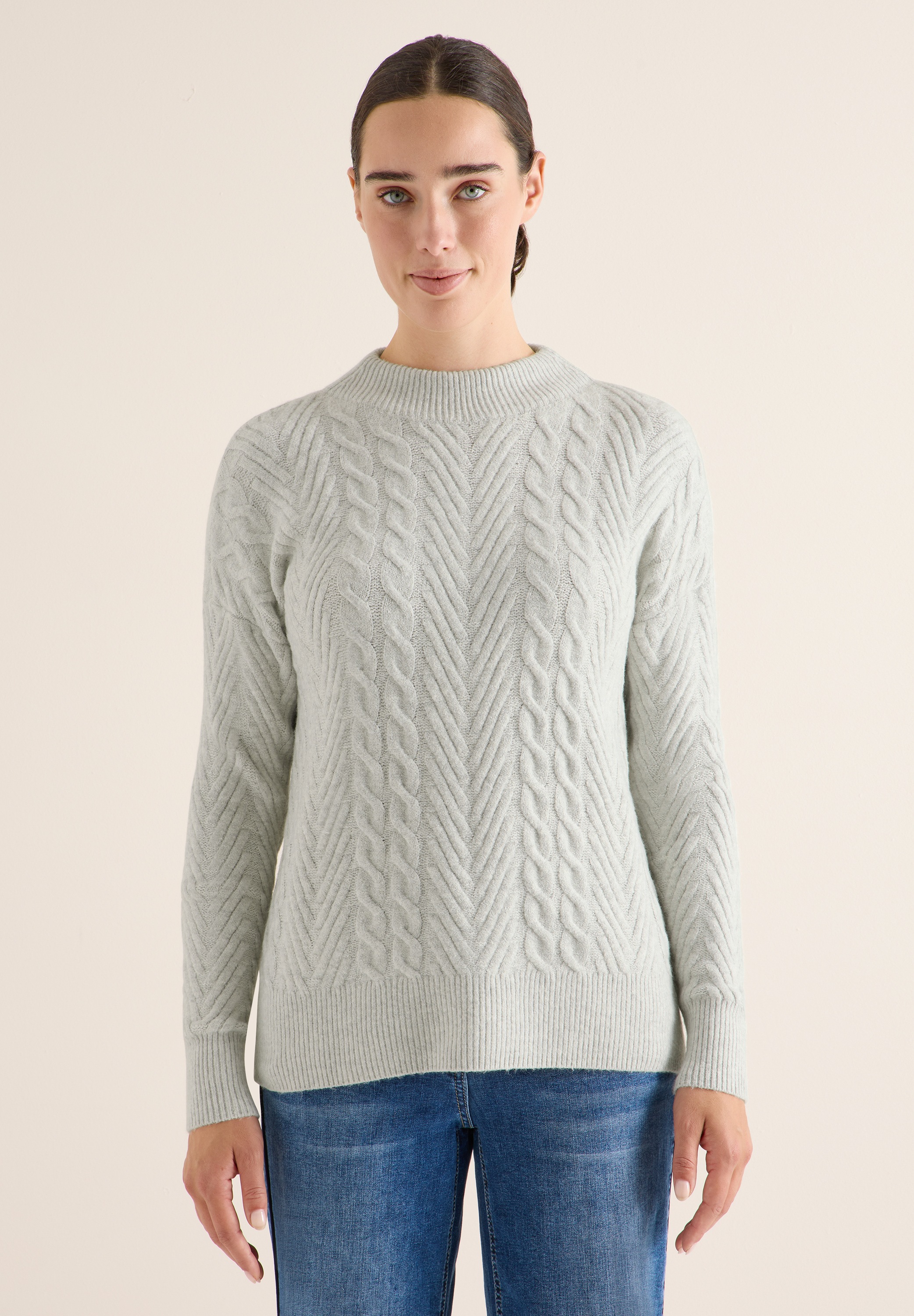 Cecil Strickpullover Metal Grey XXL 4