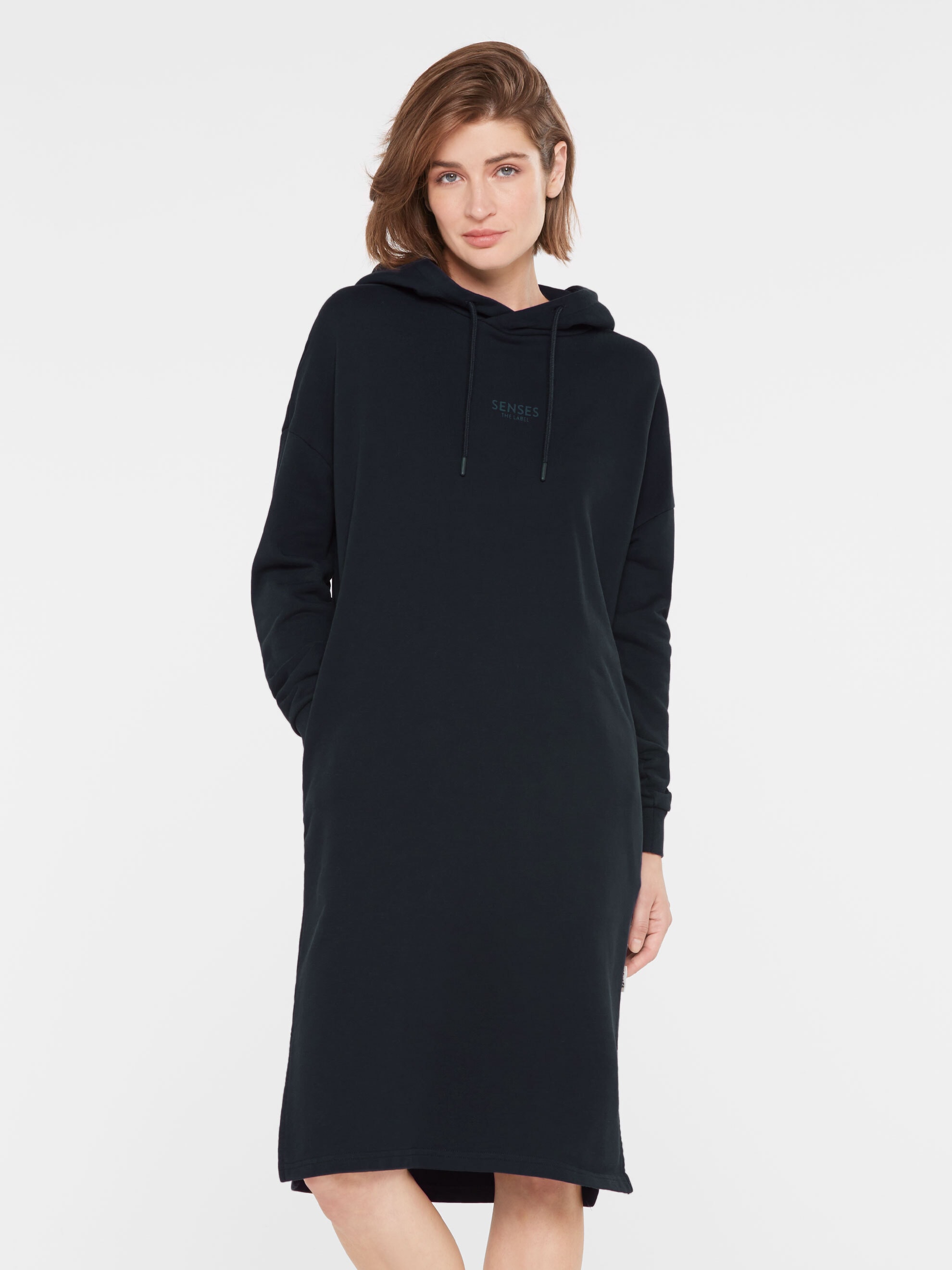 SENSES.THE LABEL Sweatkleid Ohne Taschen aus Baumwolle