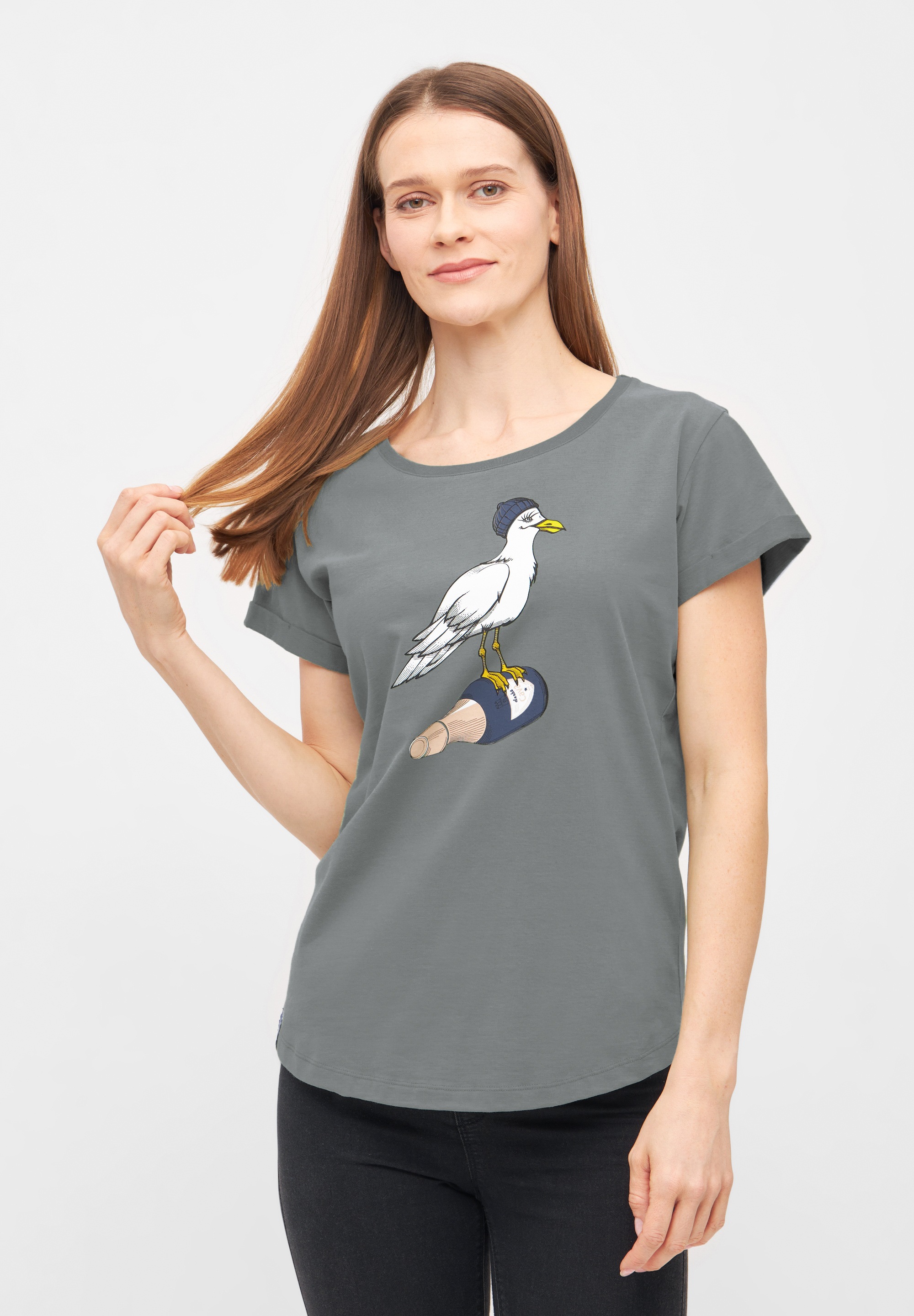 T-Shirt »Sturmmöwin«, Maritim, Nachhaltig, Organic Cotton, Möwe