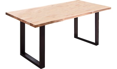 MCA living Esstisch »Rockford«, Massivholztisch mit Baumkante kaufen