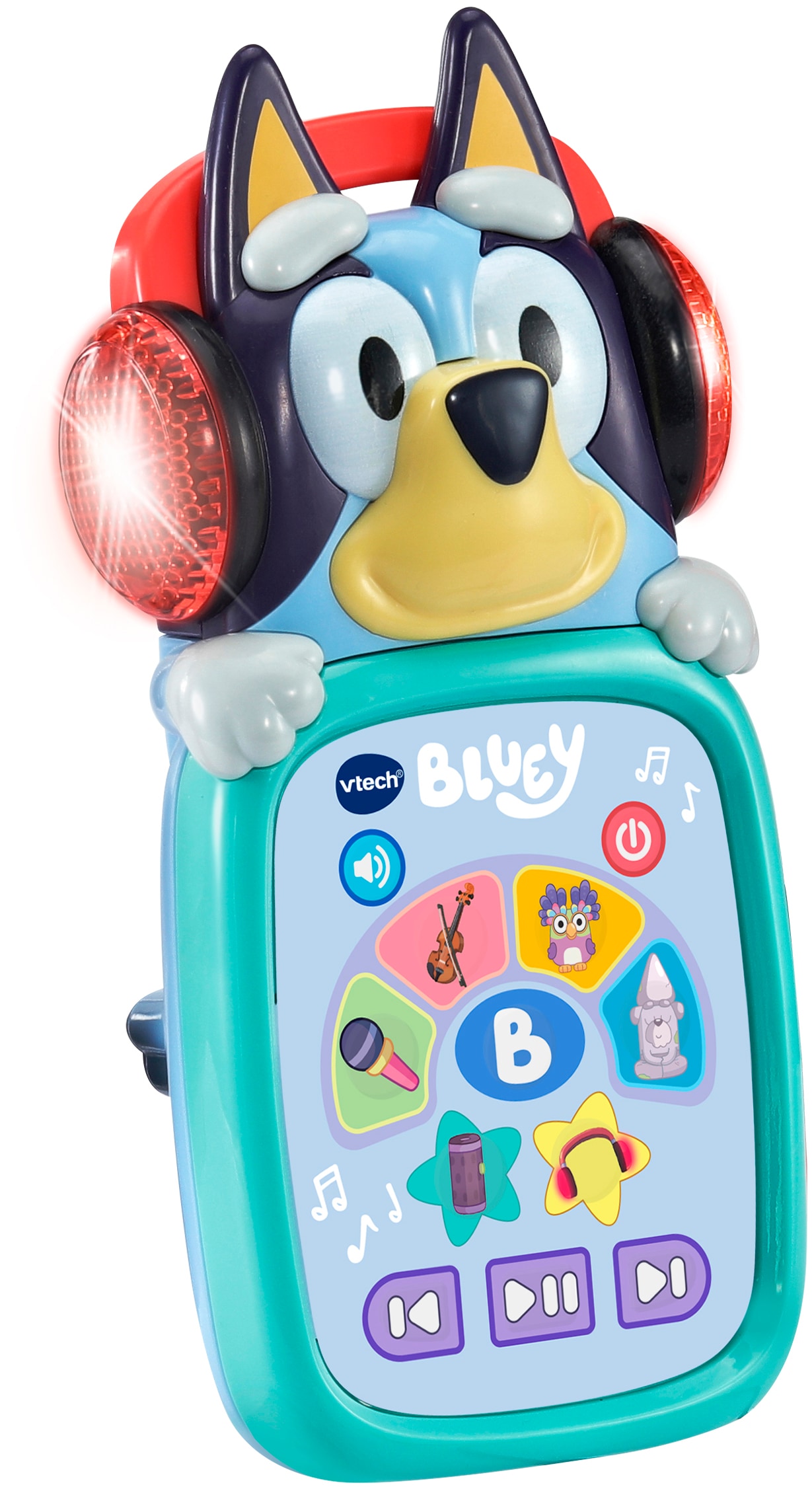 Vtech® Lernspielzeug »Bluey, Leuchtender Musikplayer« mit Licht und Sound