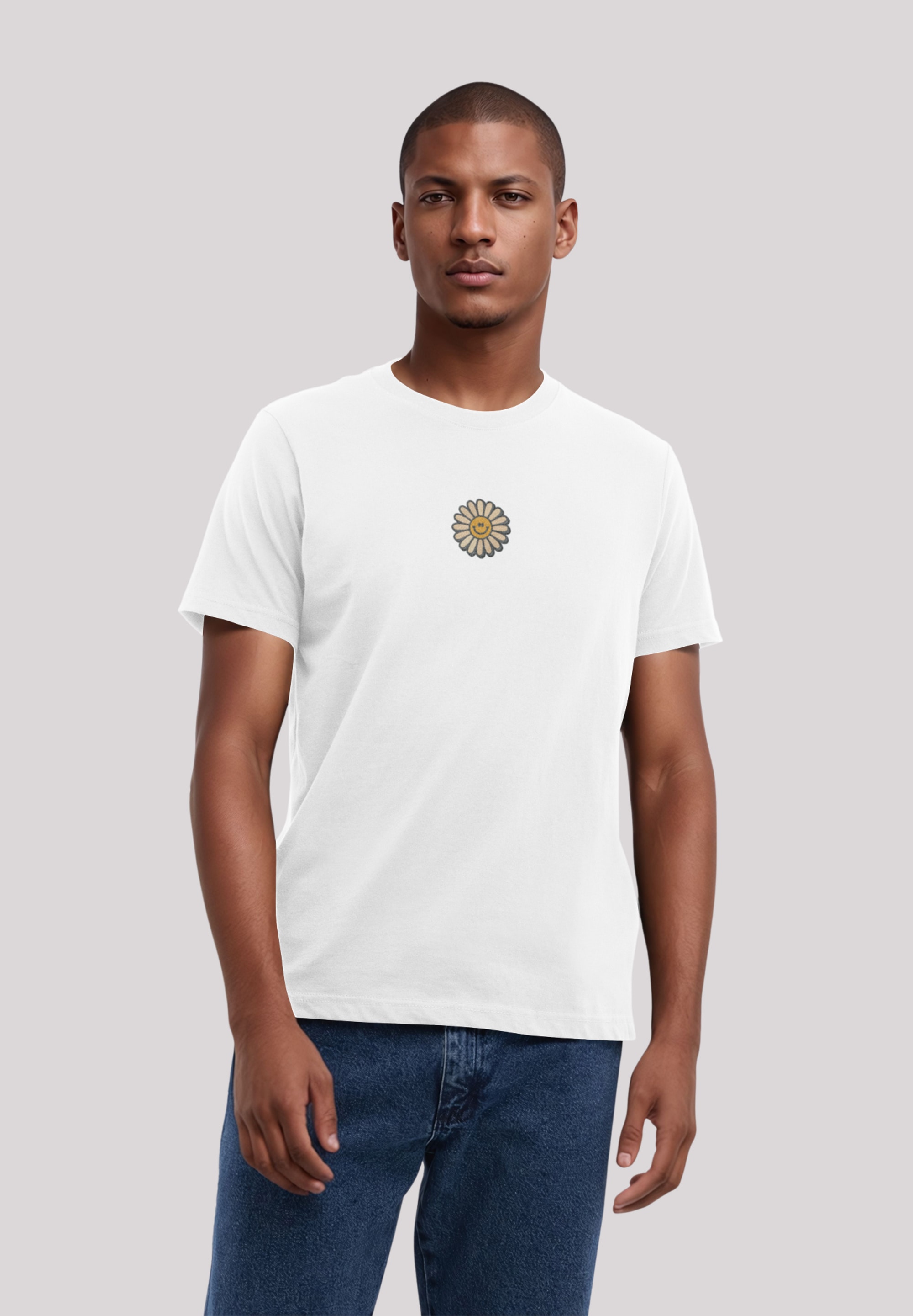 F4NT4STIC "Happy Flower Bestickt" Premium Qualität günstig online kaufen