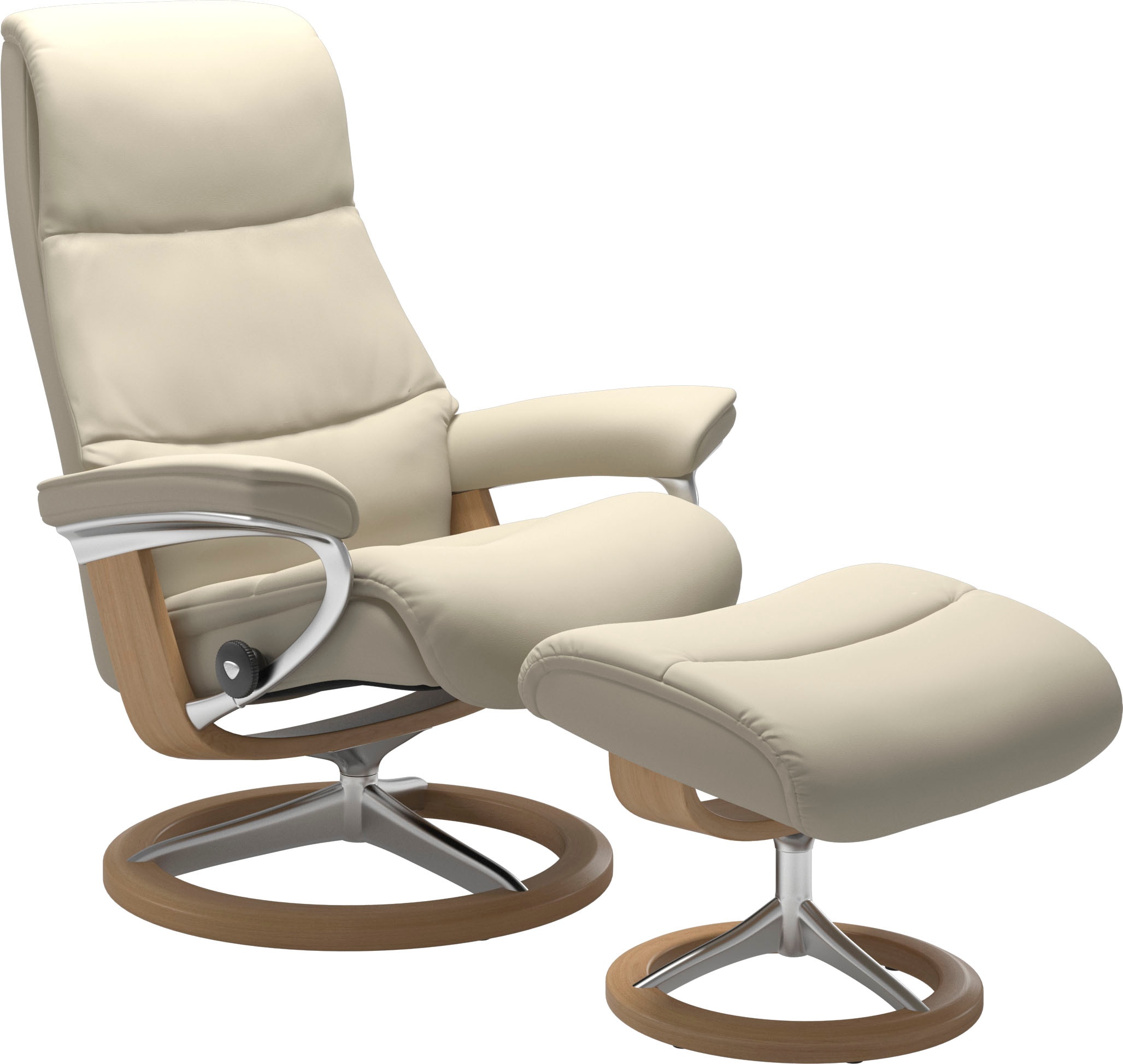 Stressless Fußhocker "View", mit Signature Base,Gestell Eiche