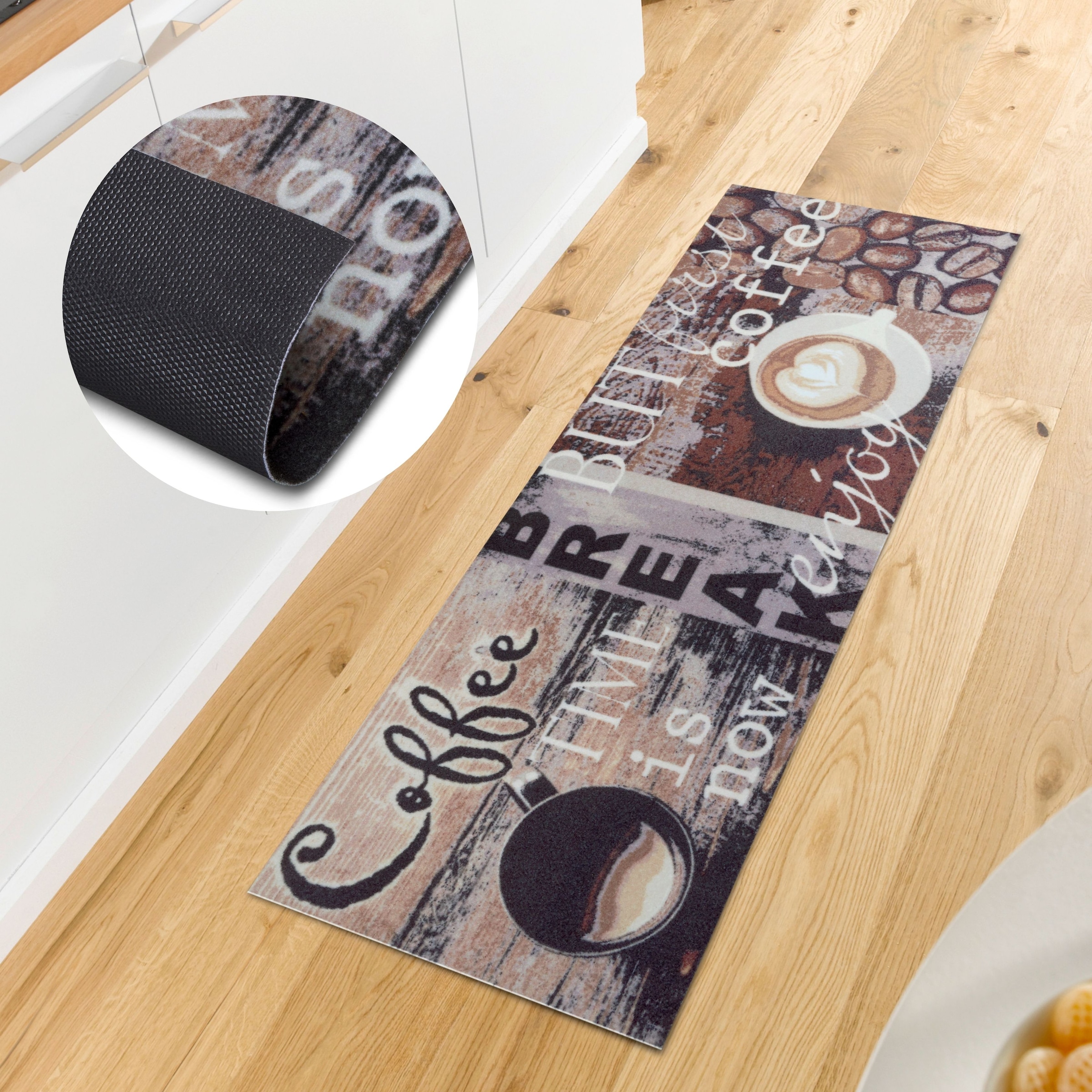 HANSE Home Küchenläufer "Enjoy Coffee Break" rechteckig 3 mm Höhe Läufer, R günstig online kaufen