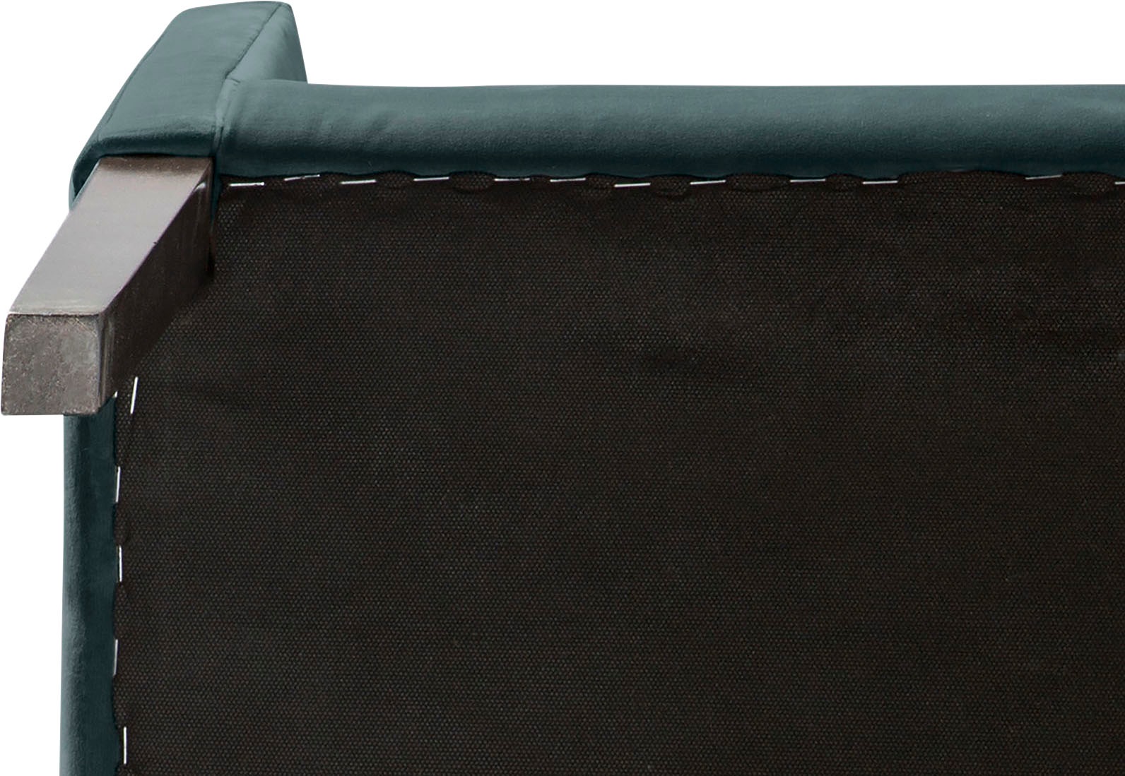 Fink Armlehnstuhl »DAVID«, Samtvelours VELVET, mit geschwungener Rückenlehne