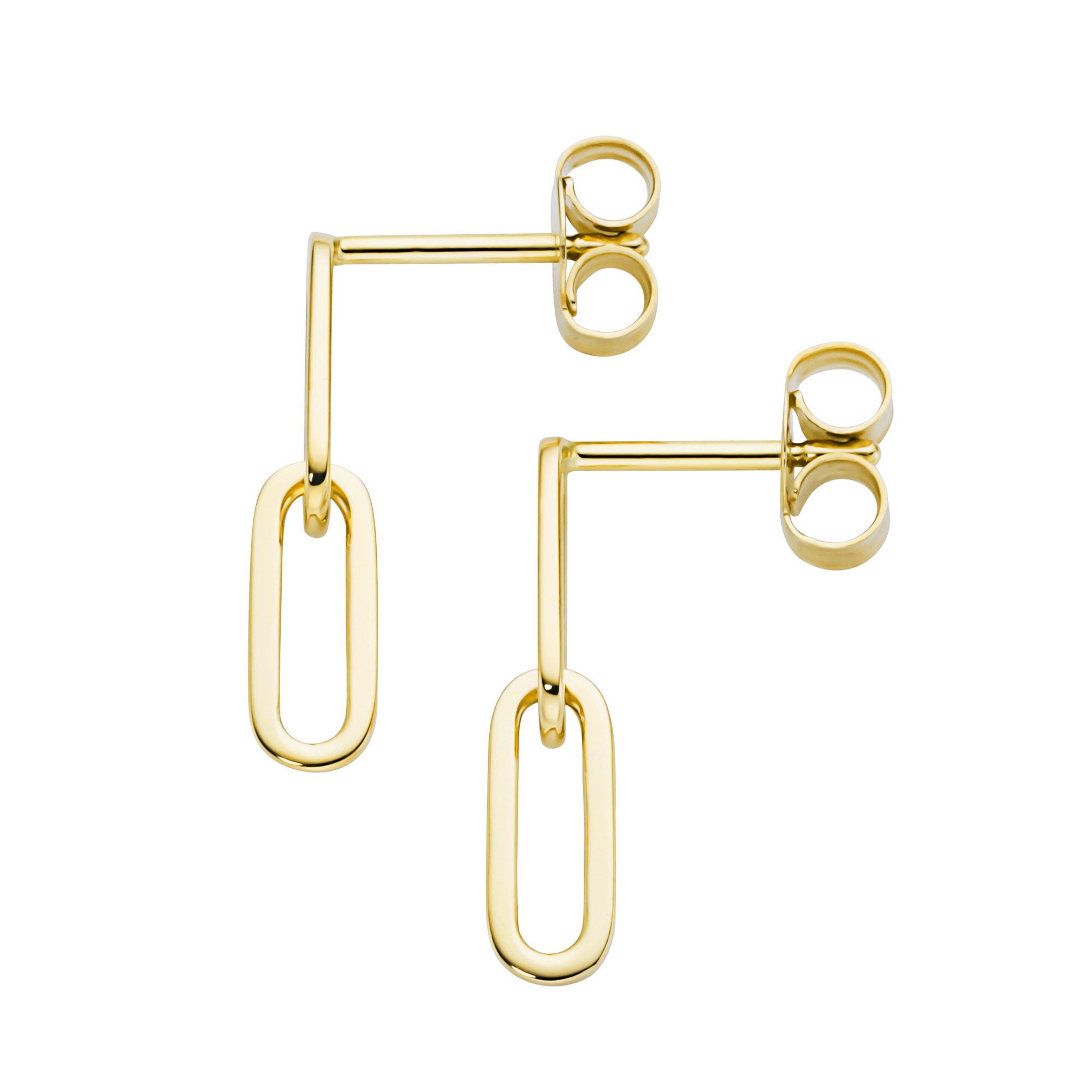 Luigi Merano Paar Ohrstecker »mit ovalen Gliedern, Gold 375« für bestellen  | BAUR