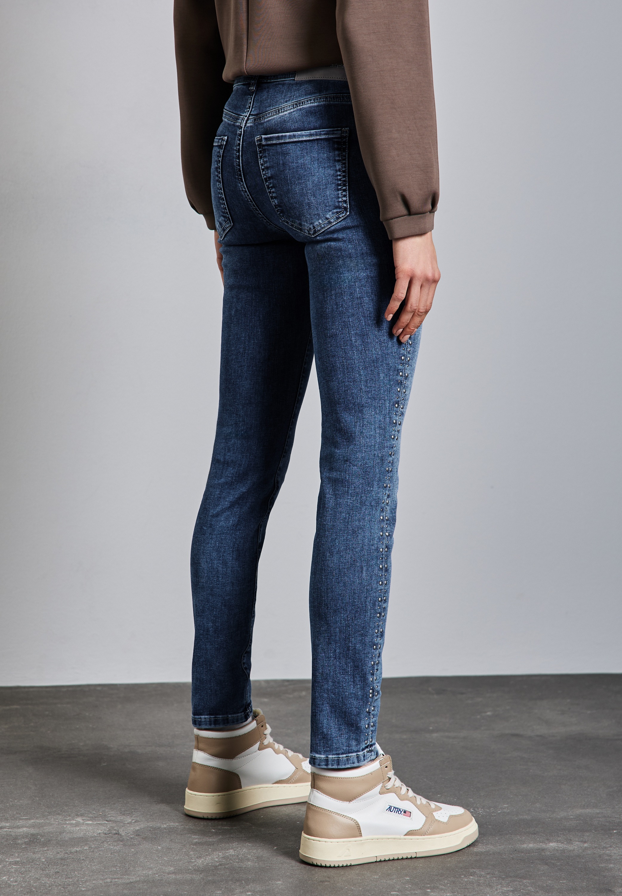 STREET ONE Slim-fit-Jeans, Middle Waist