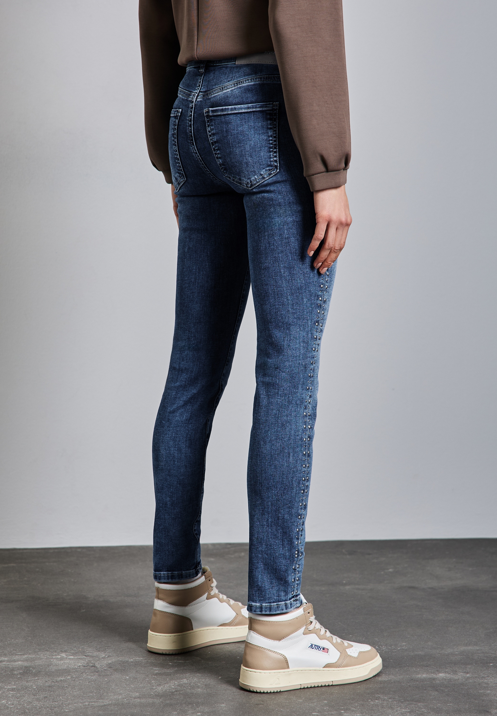 STREET ONE Slim-fit-Jeans, Middle Waist günstig online kaufen