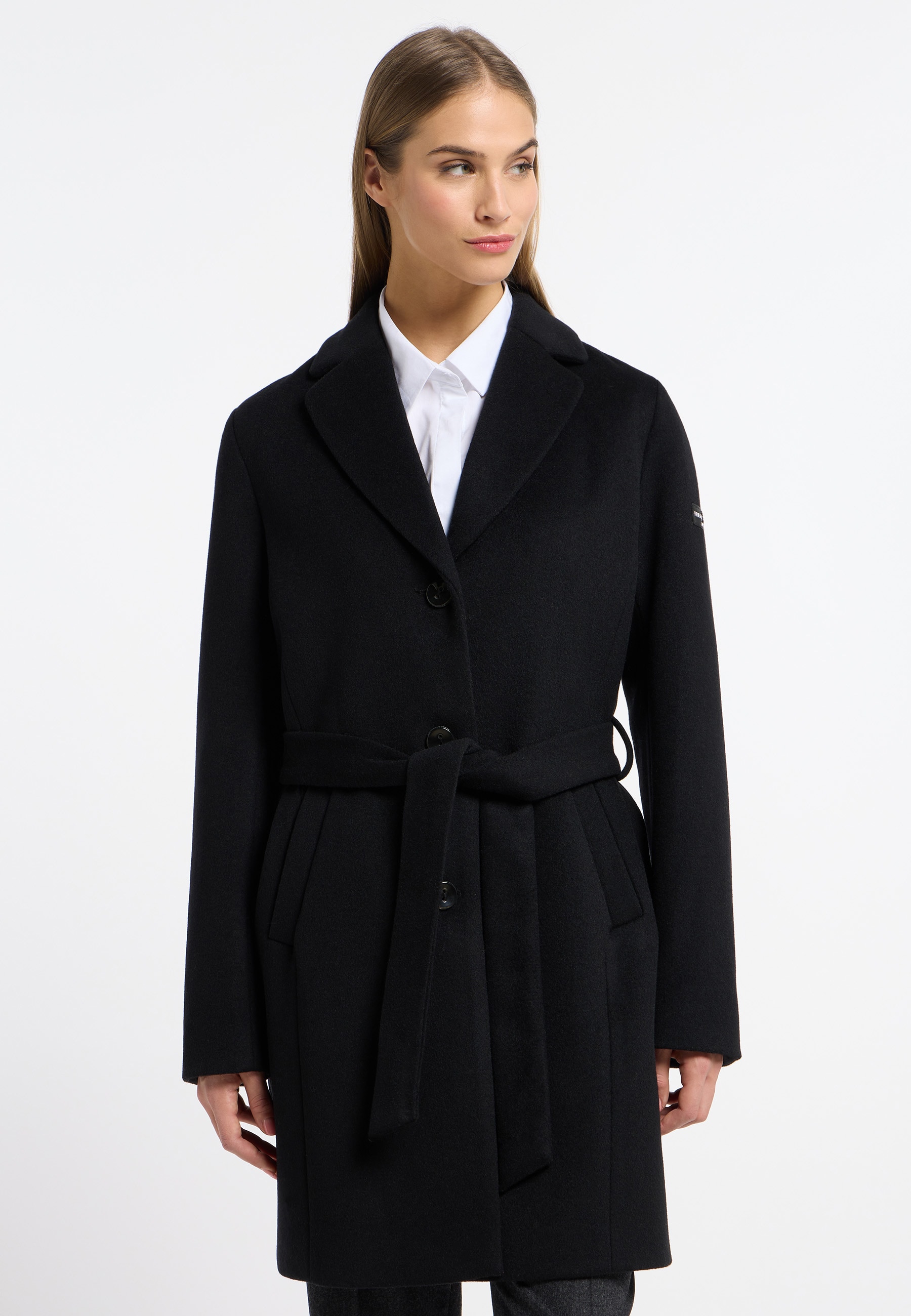 Wollmantel »Wool Coat / Chester«, mit Farb- und Materialkombination