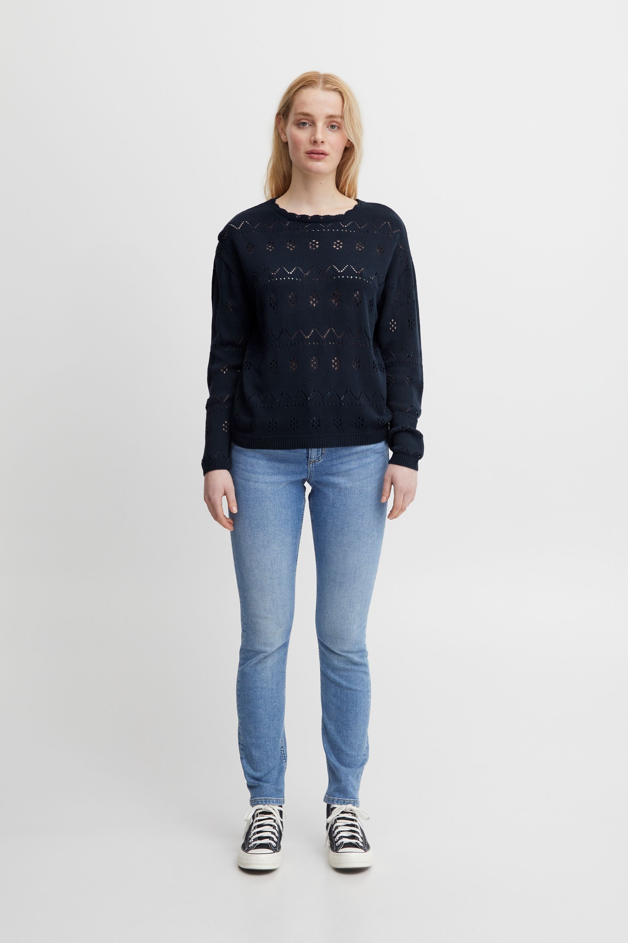Ichi Strickfleece-Pullover »Strickpullover IHLaluha«