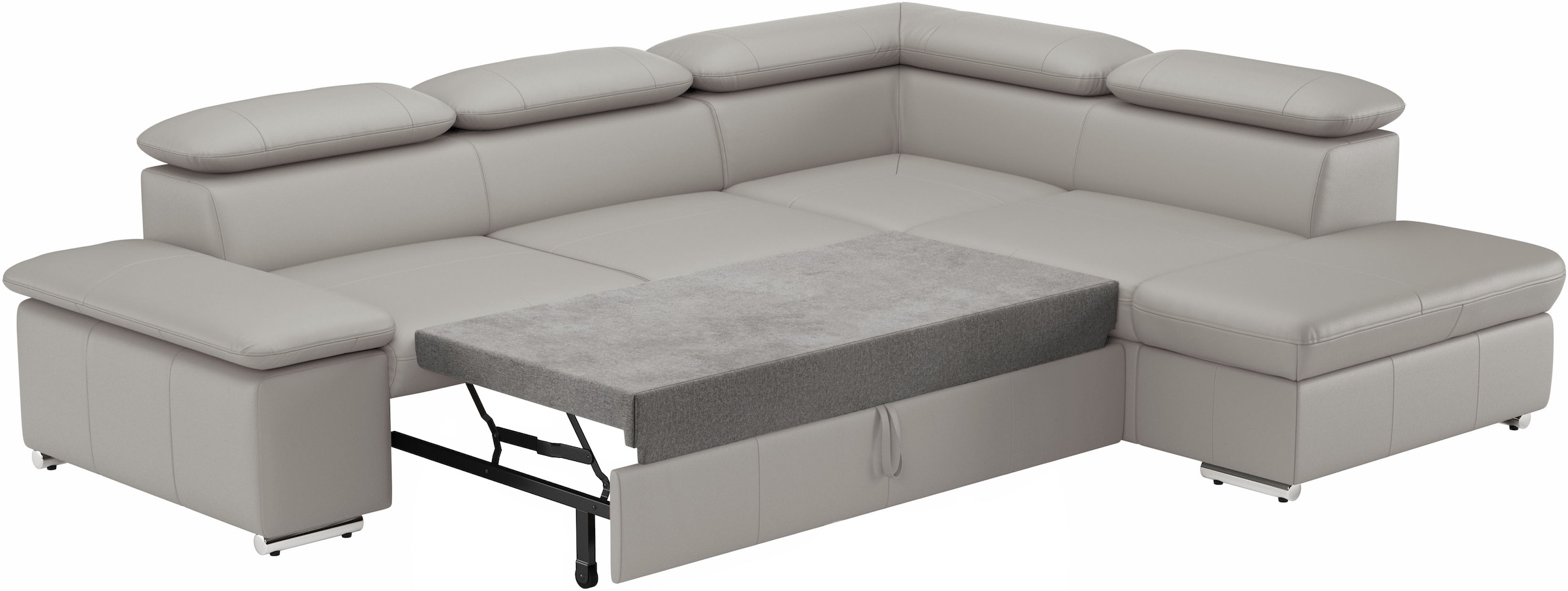 Ecksofa Valantine V, wahlweise mit Bettfunktion