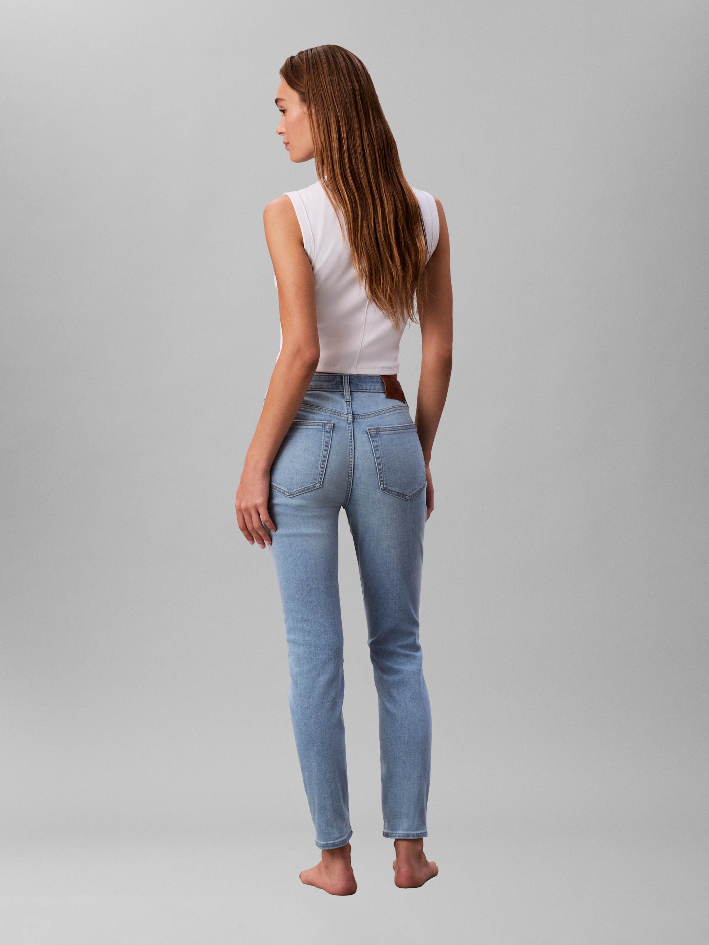Calvin Klein Jeans Skinny-fit-Jeans "MID RISE SKINNY" Mit Gürtelschlaufen günstig online kaufen