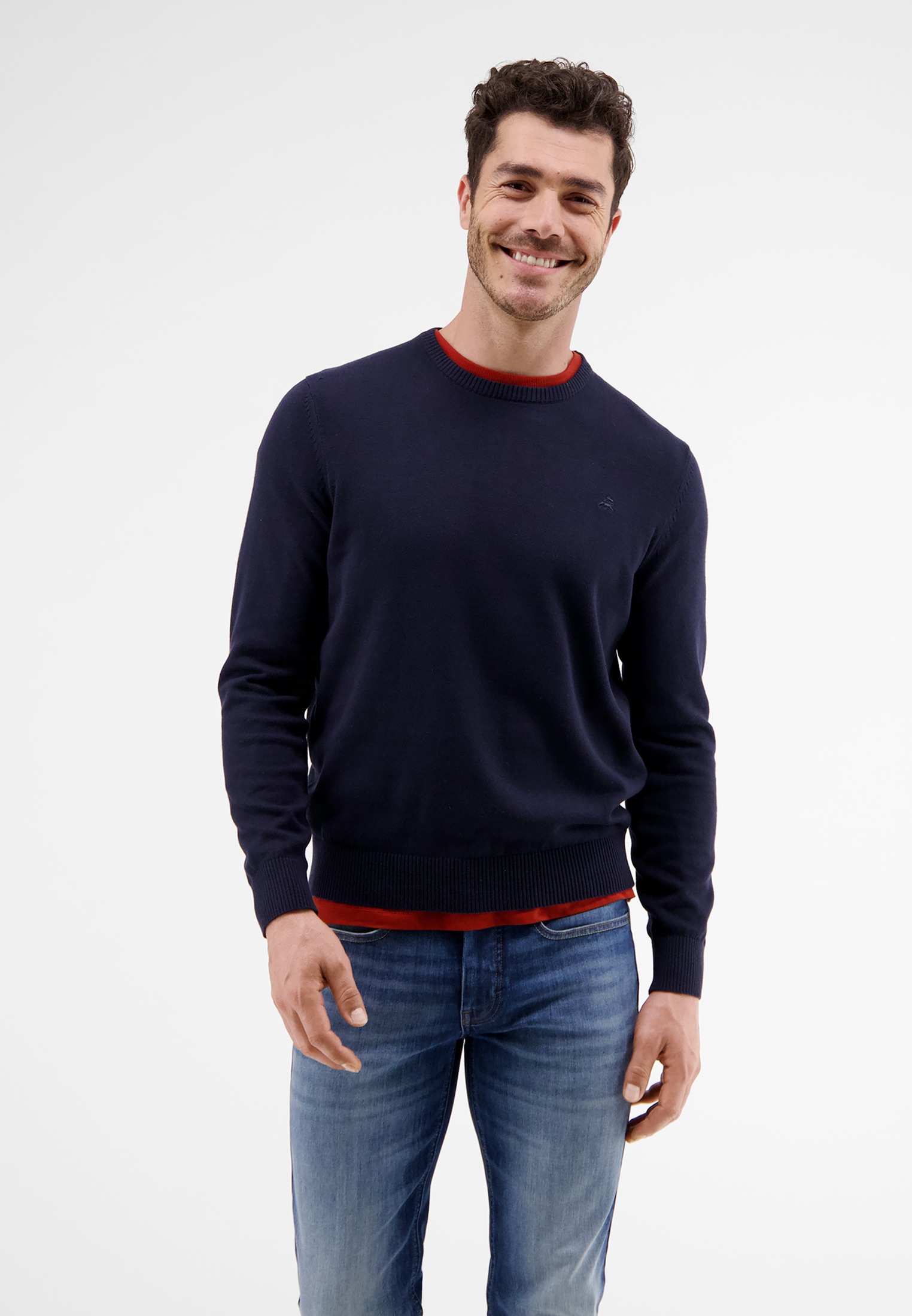 LERROS Strickpullover "LERROS Basic Strickpullover"